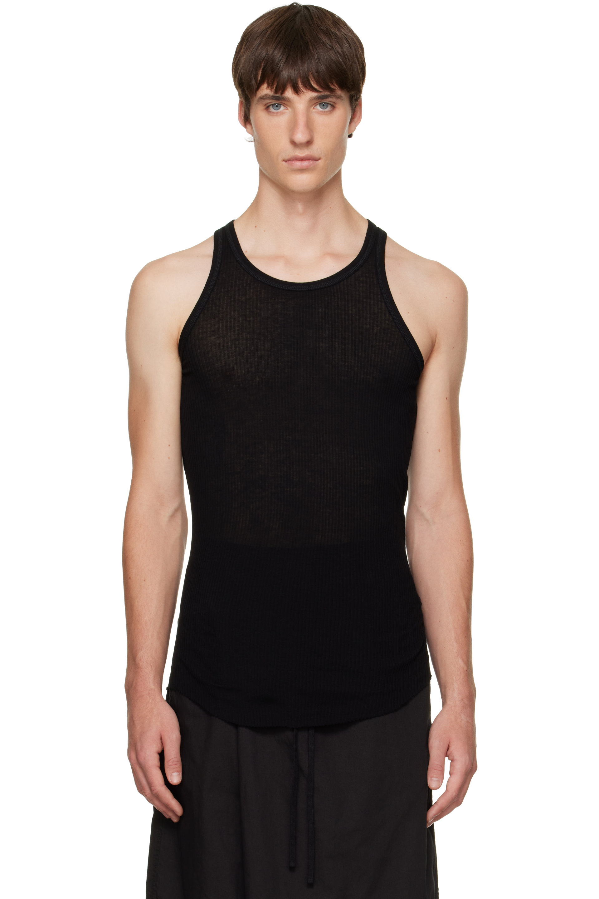 Julius - Black Skinny Tank Top