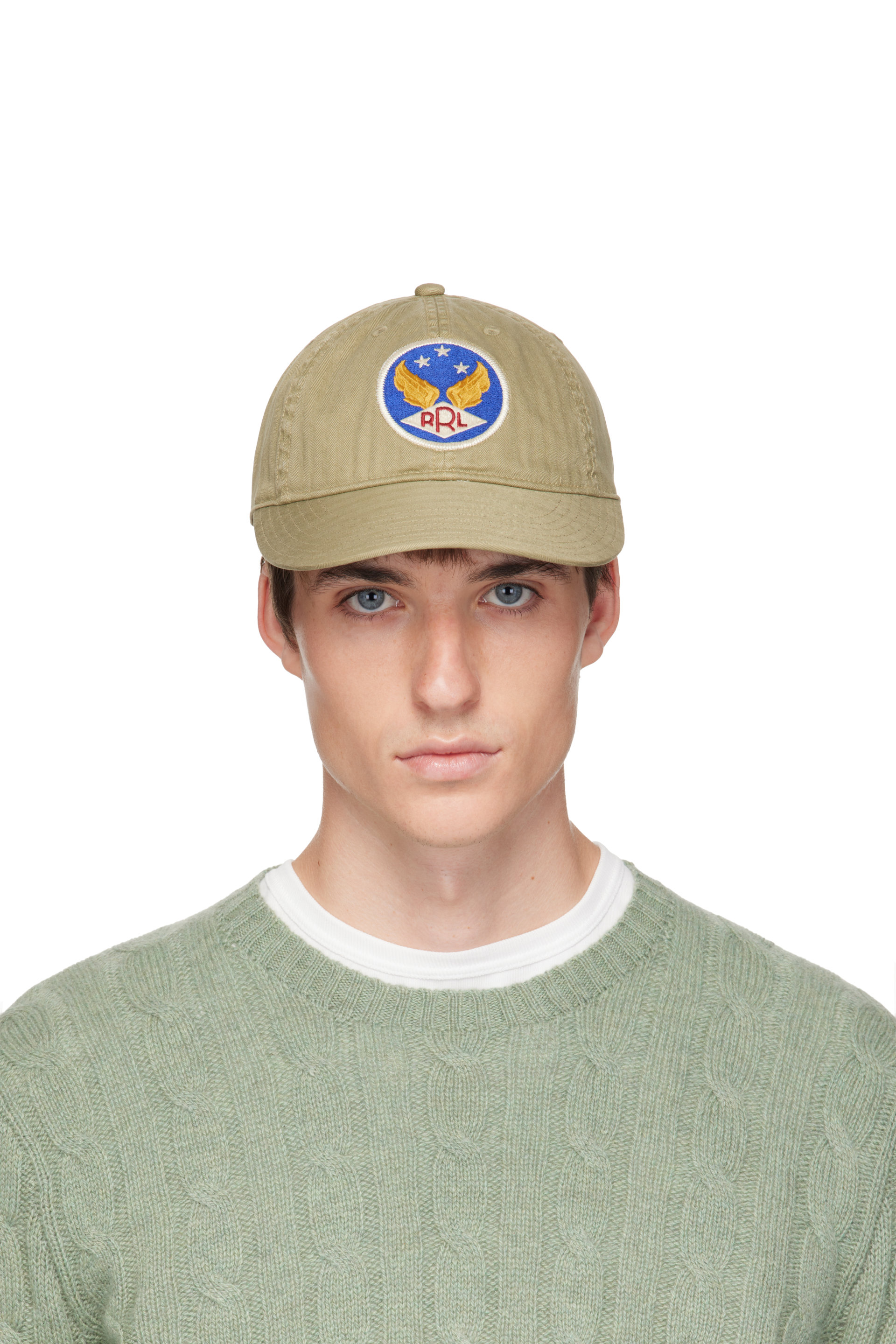 RRL - Green Winged-Logo Twill Ball Cap