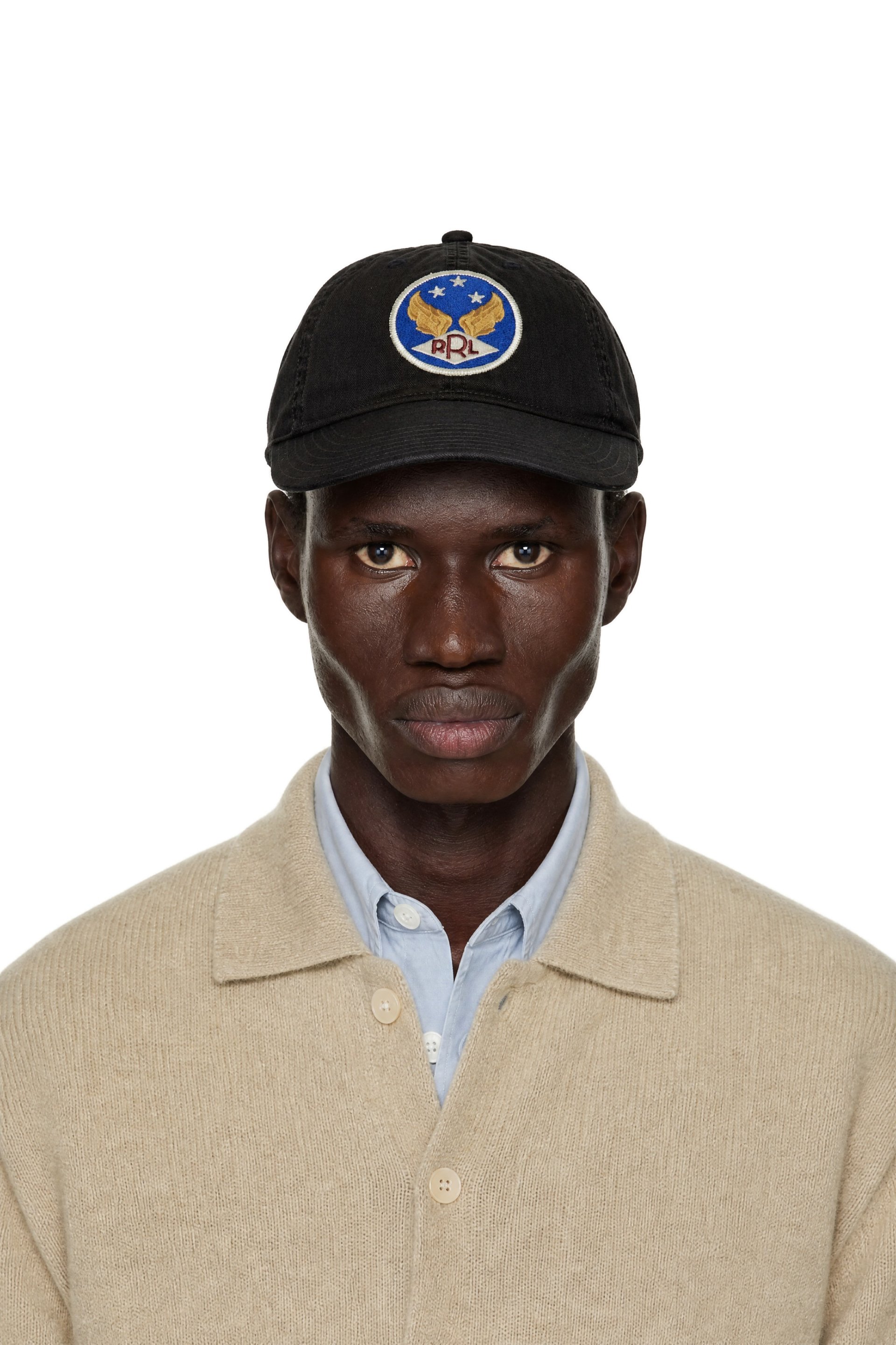 RRL - Brown Winged-Logo Twill Ball Cap