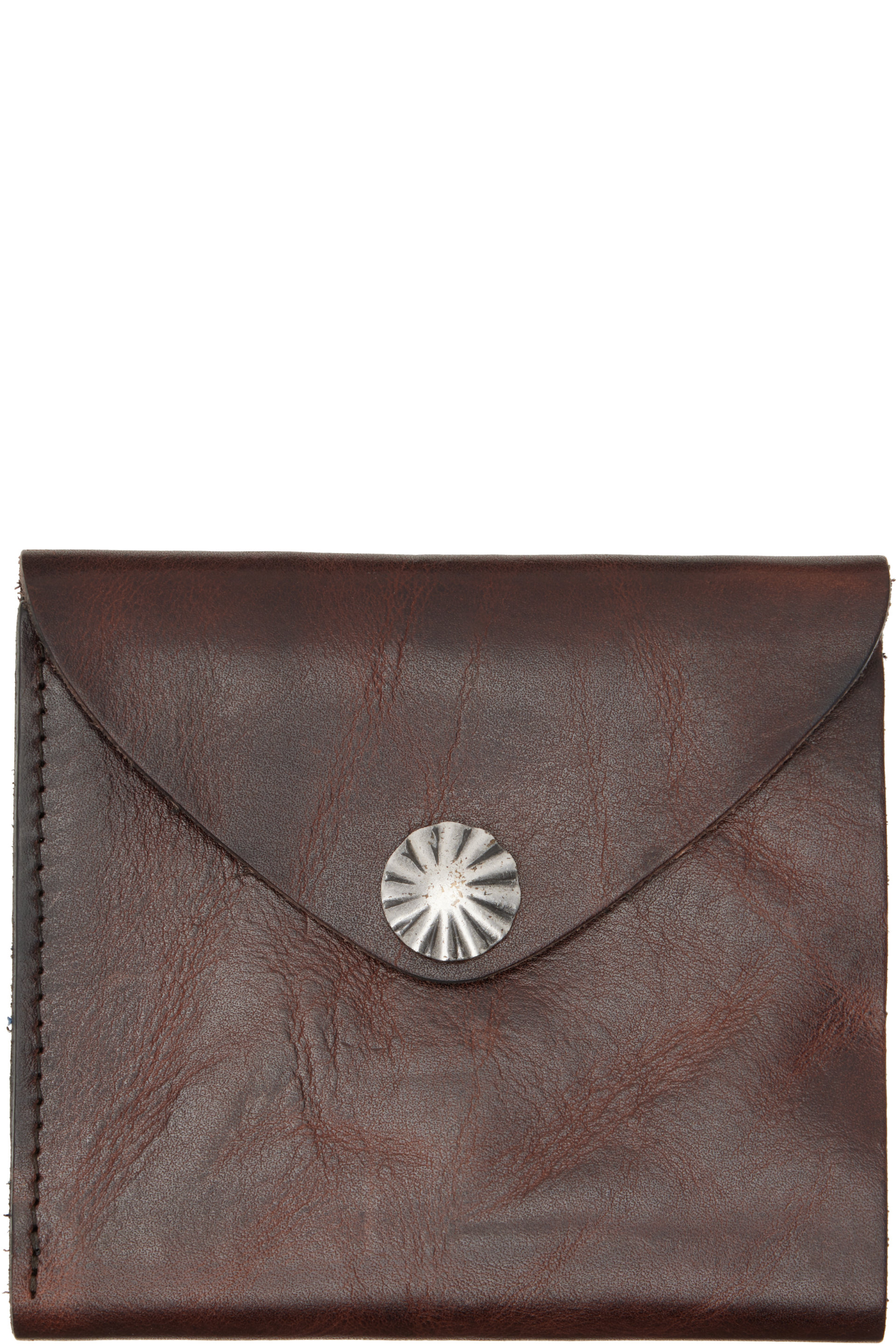 RRL - Brown Leather Envelope Wallet
