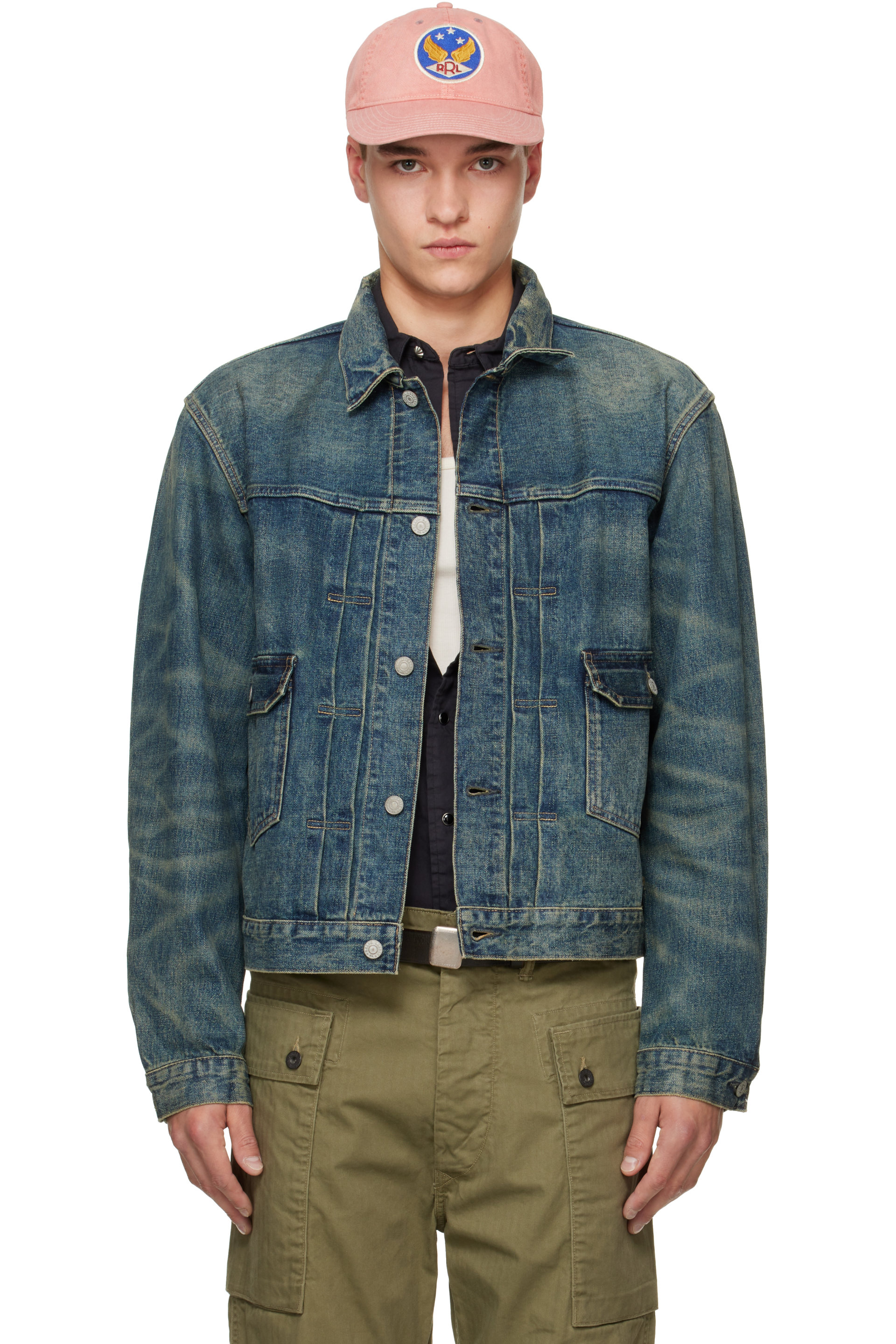 RRL - Blue Type-2 Unlined Denim Trucker Jacket