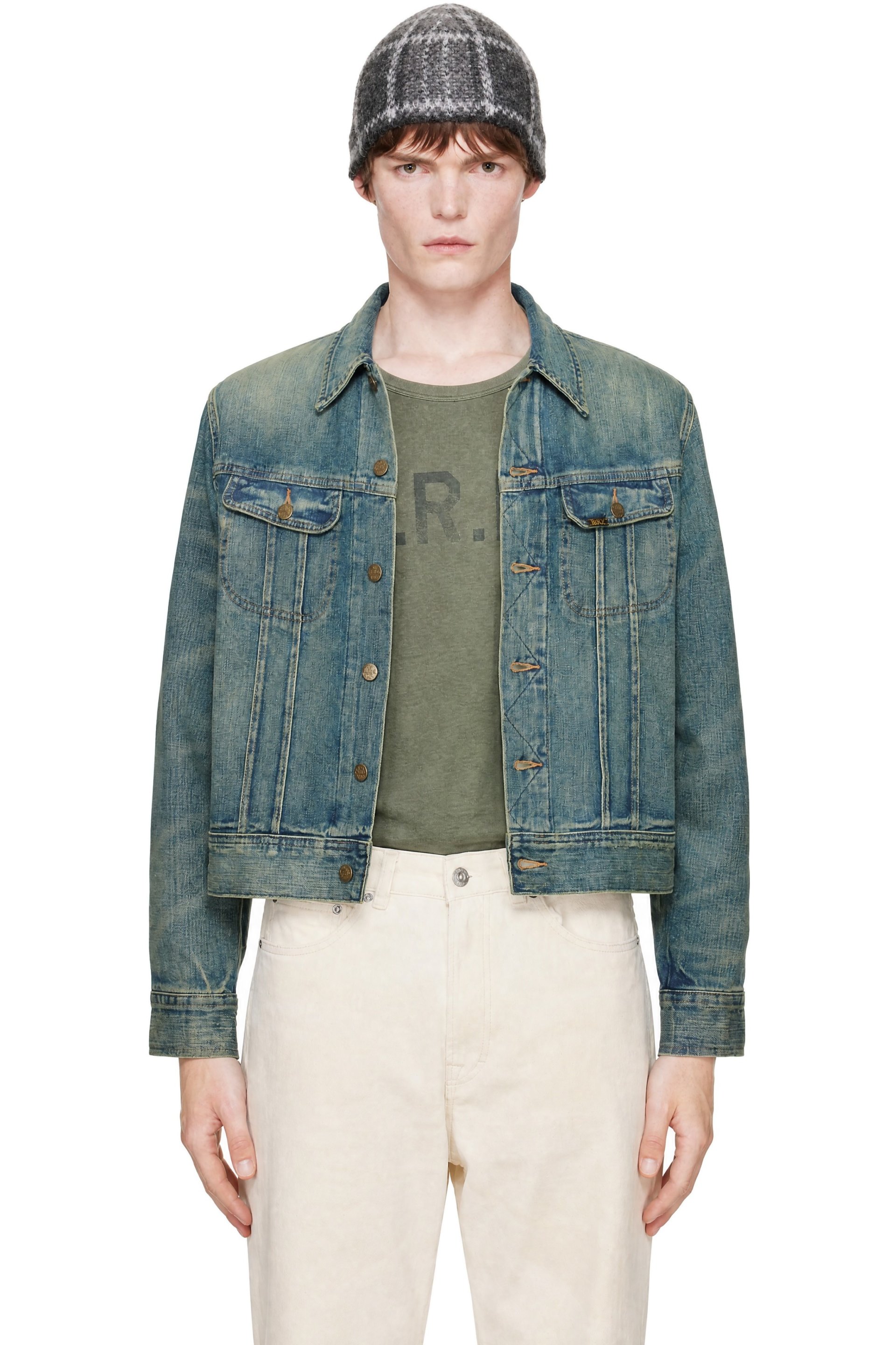 RRL - Blue Indigo Denim Trucker Jacket