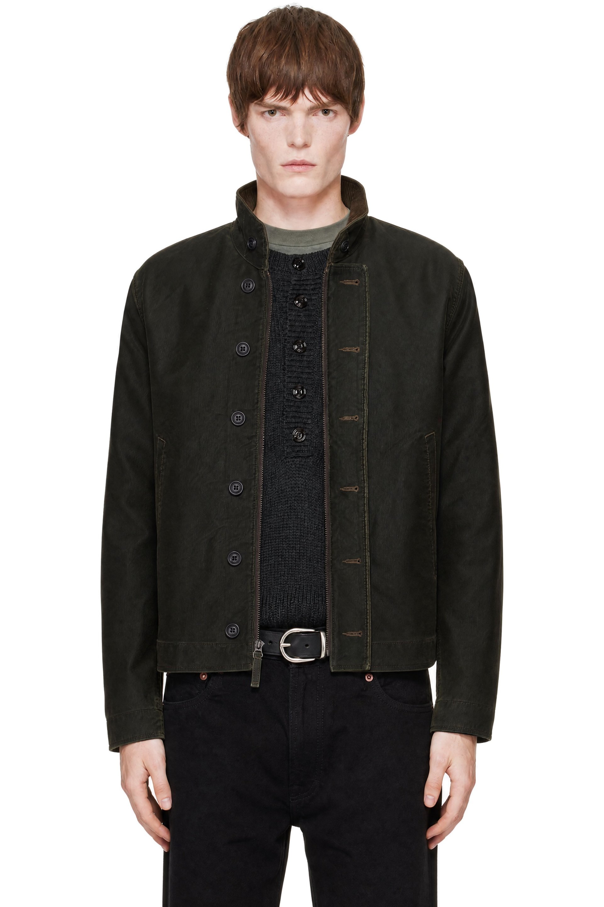 RRL - Black Cotton Bower Deck Jacket