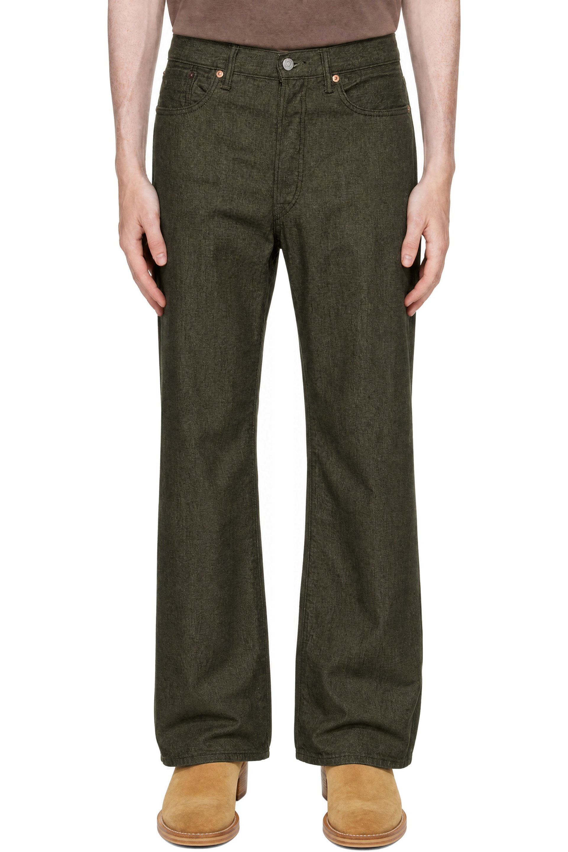 RRL - Green Vintage 5-Pocket Selvedge Jeans