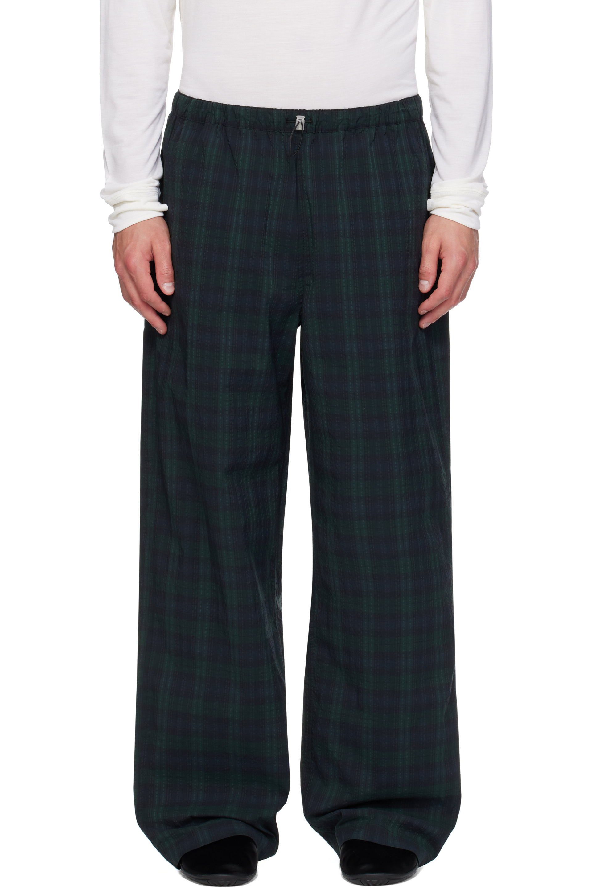 Literary Sport - Green & Navy Nelson Trousers