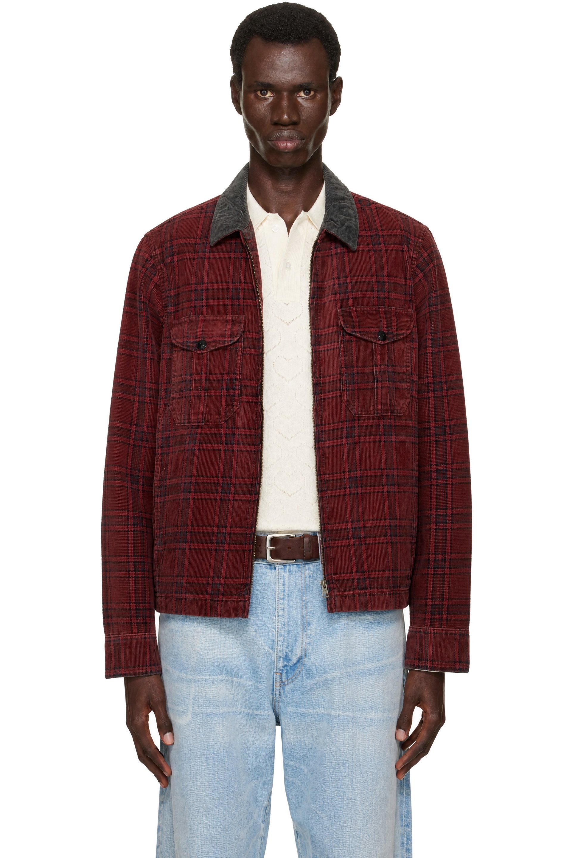 RRL - Red Check Corduroy Jacket