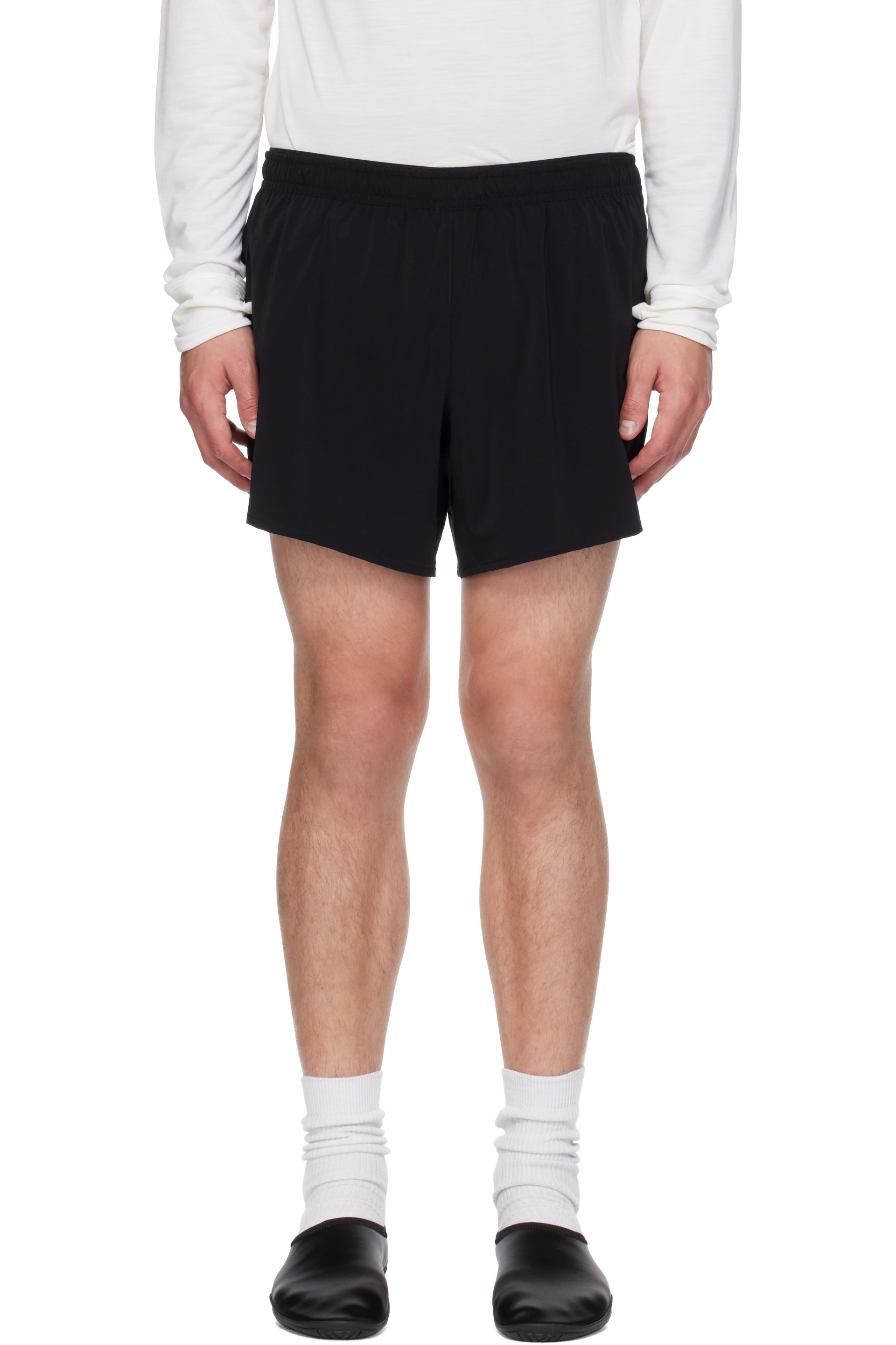 Literary Sport - Short de course Morrison noir à entrejambe de 12,5 cm