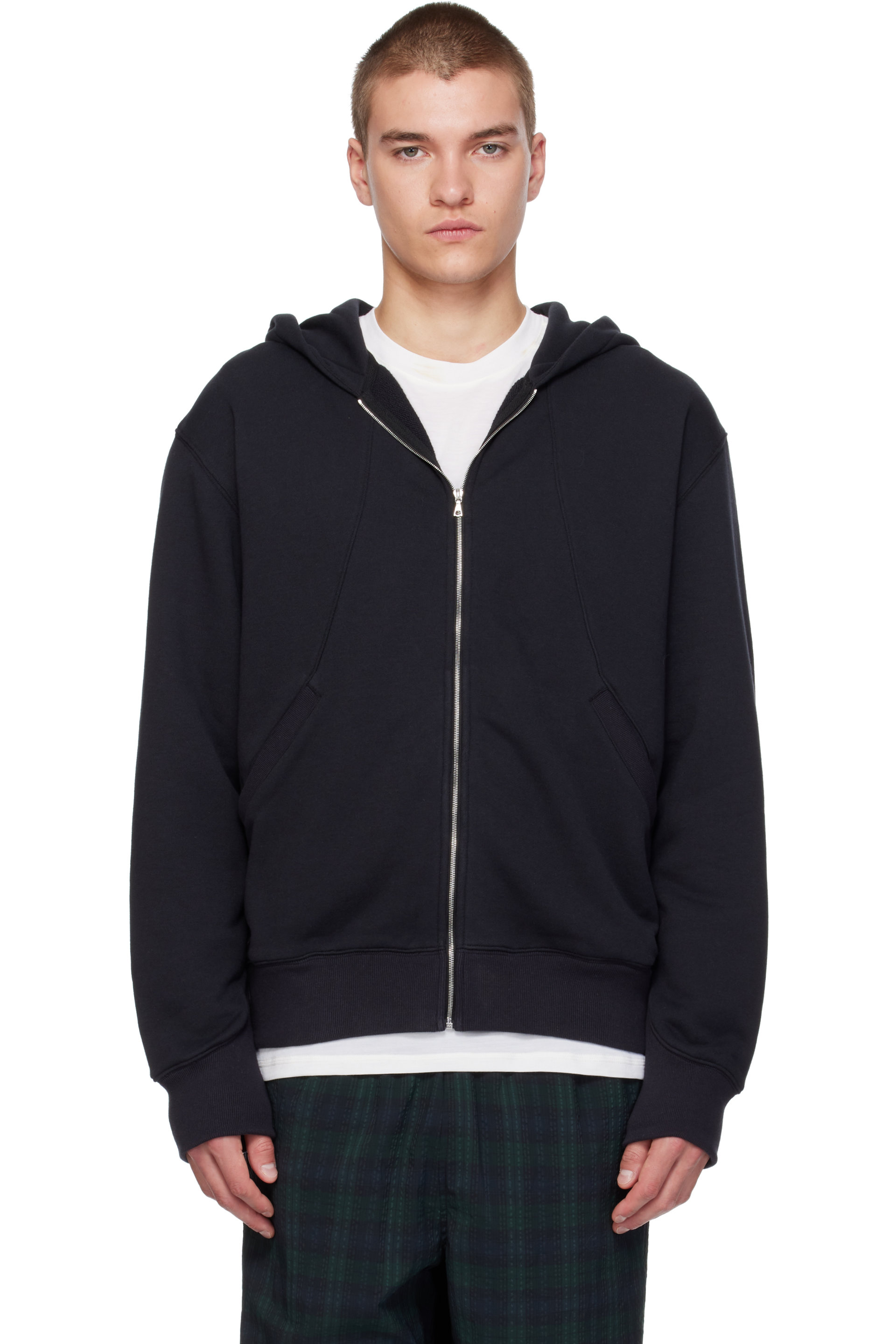 Literary Sport - Pull à capuche Nell noir à glissière