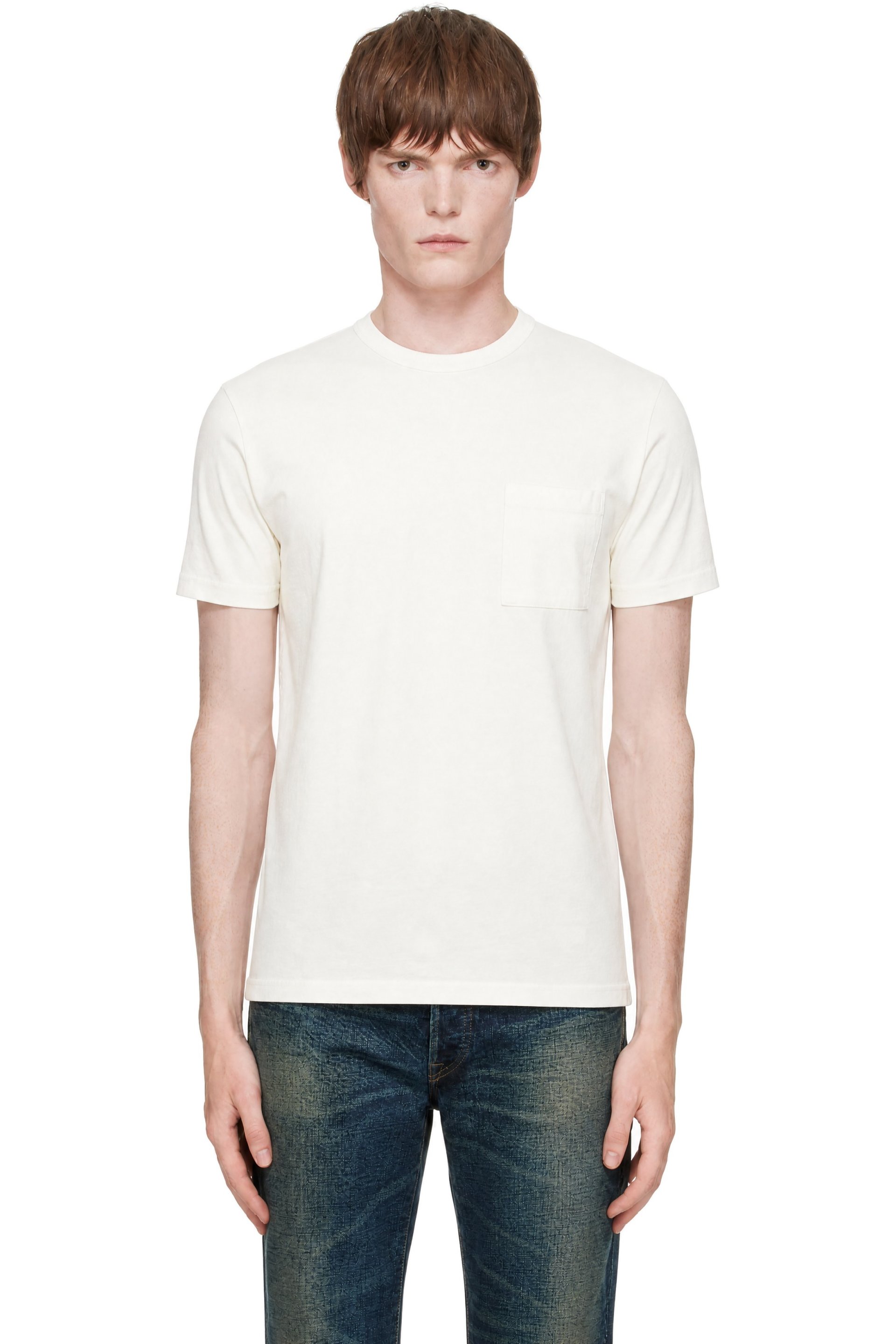 RRL - Two-Pack White Jersey Pocket T-Shirts