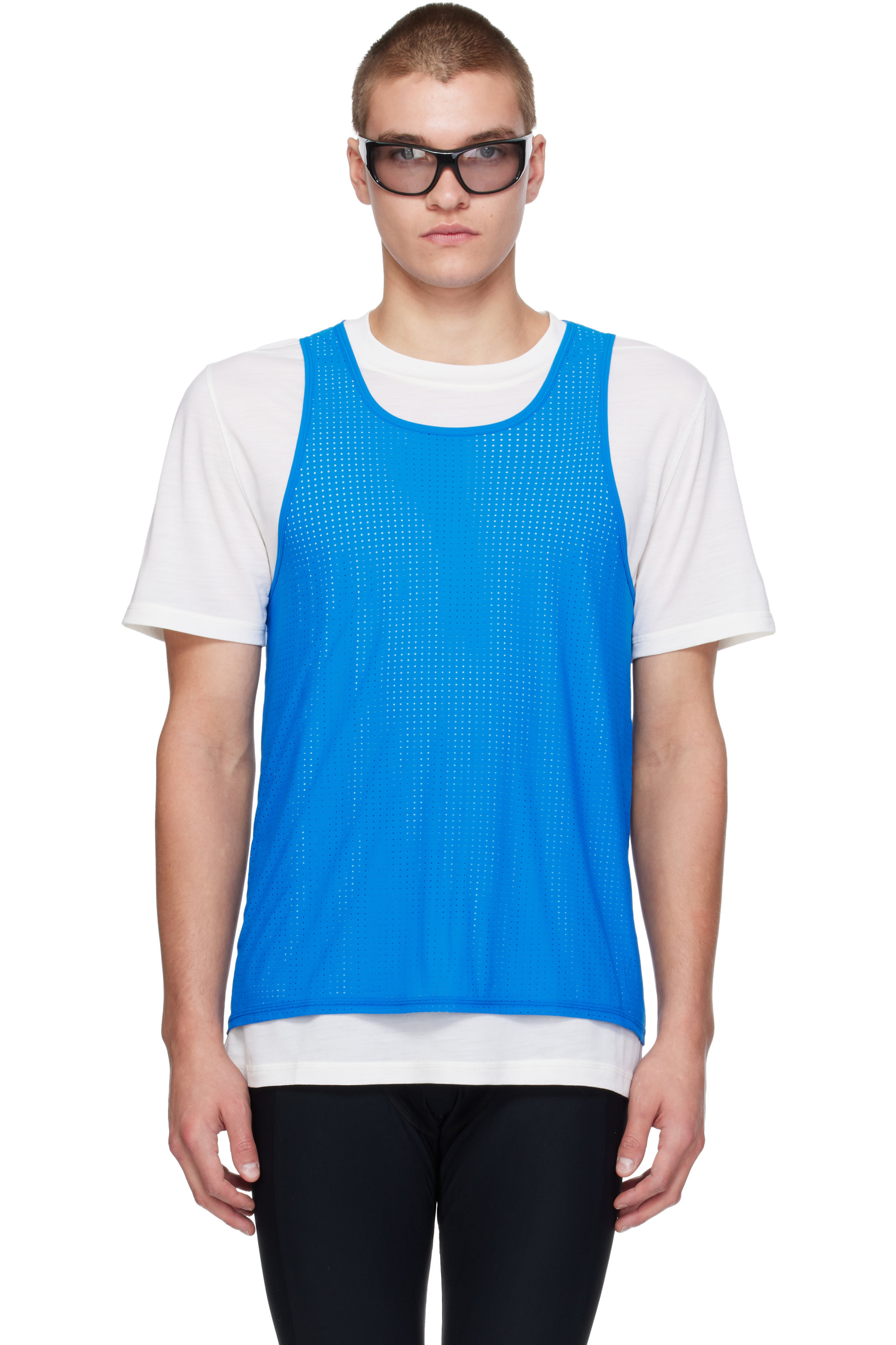 Literary Sport - Blue Jude Running Tank Top