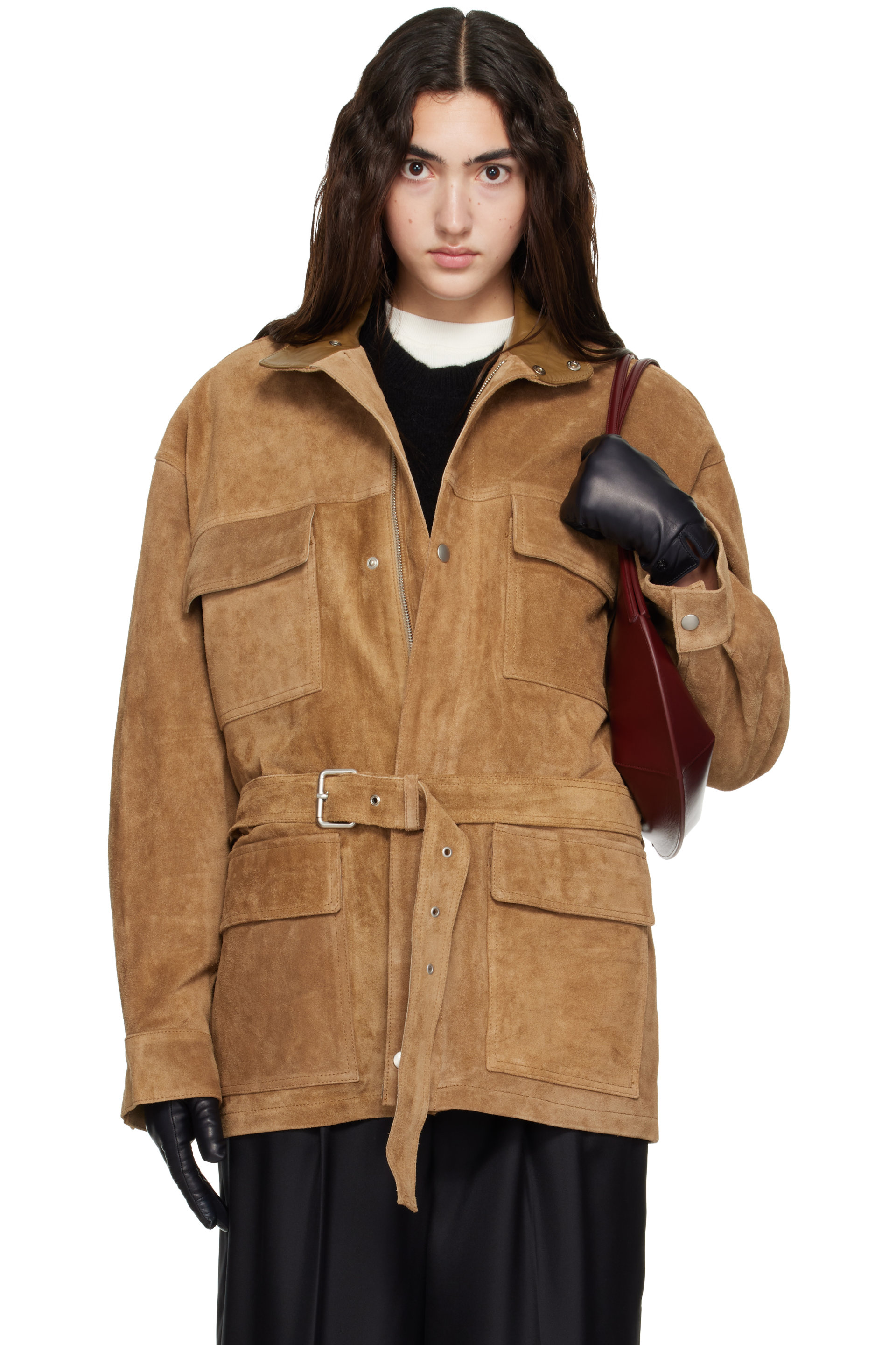 Arma - Tan Doran Suede Jacket