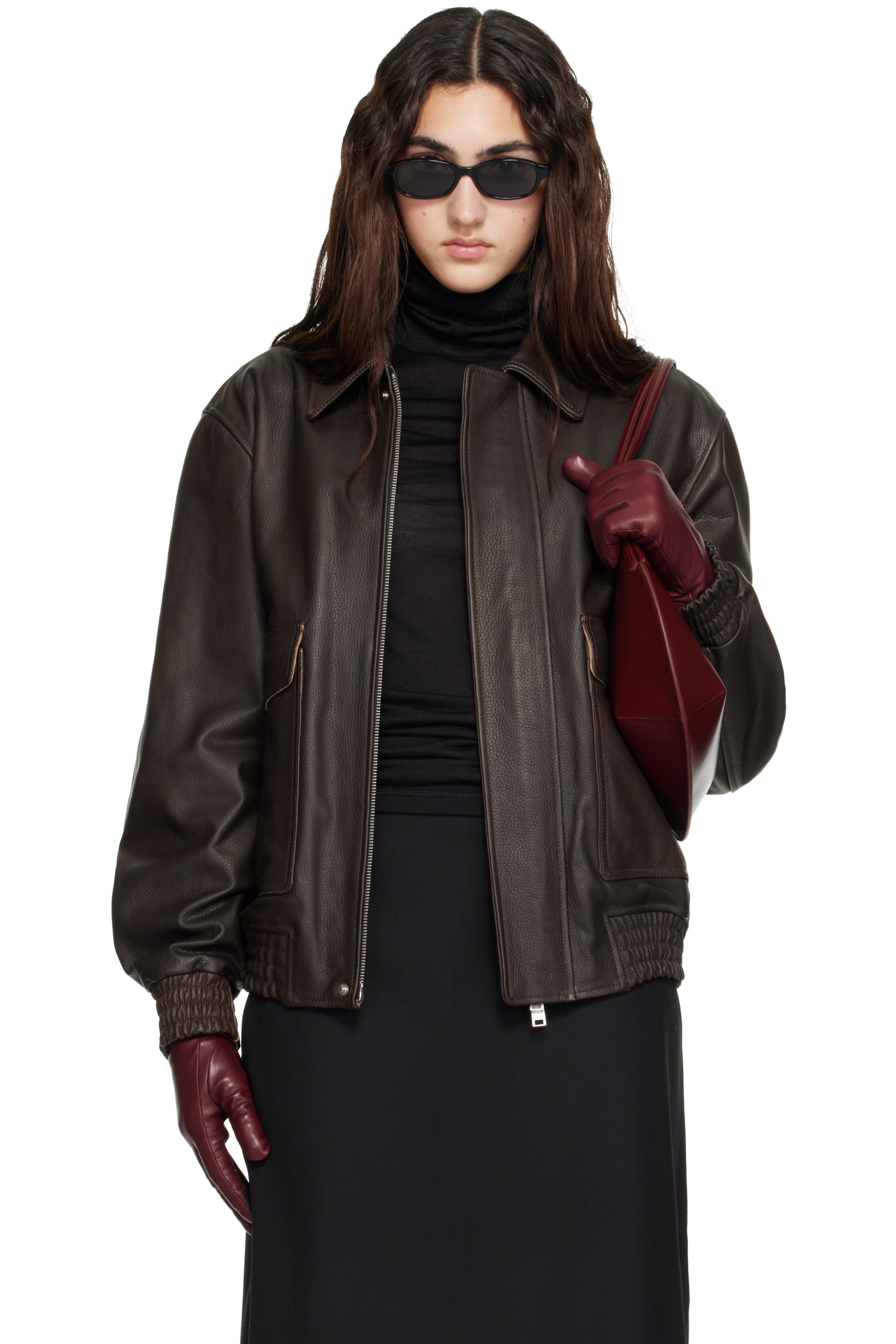 Arma - Brown Bari Vintage Leather Jacket