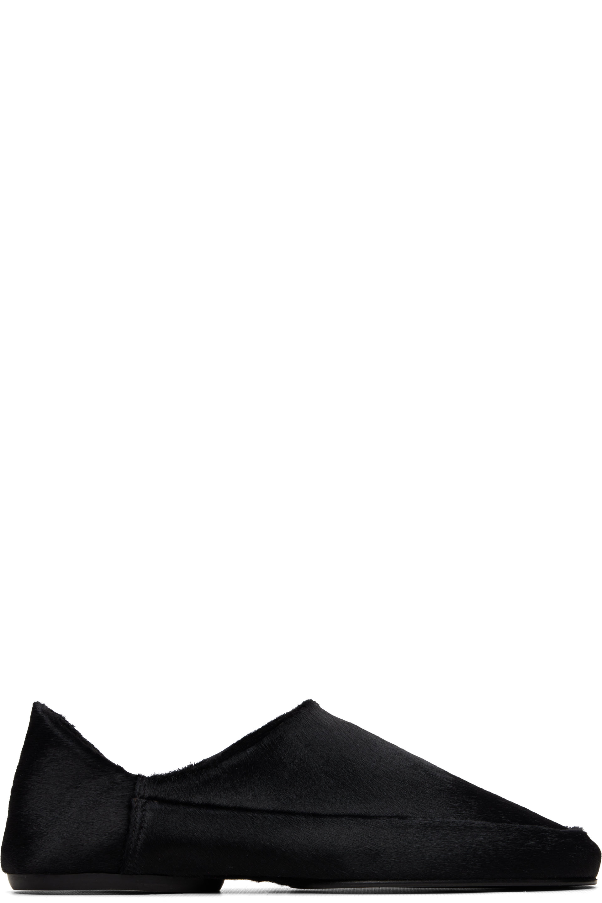JUDE - Black Floor Slippers