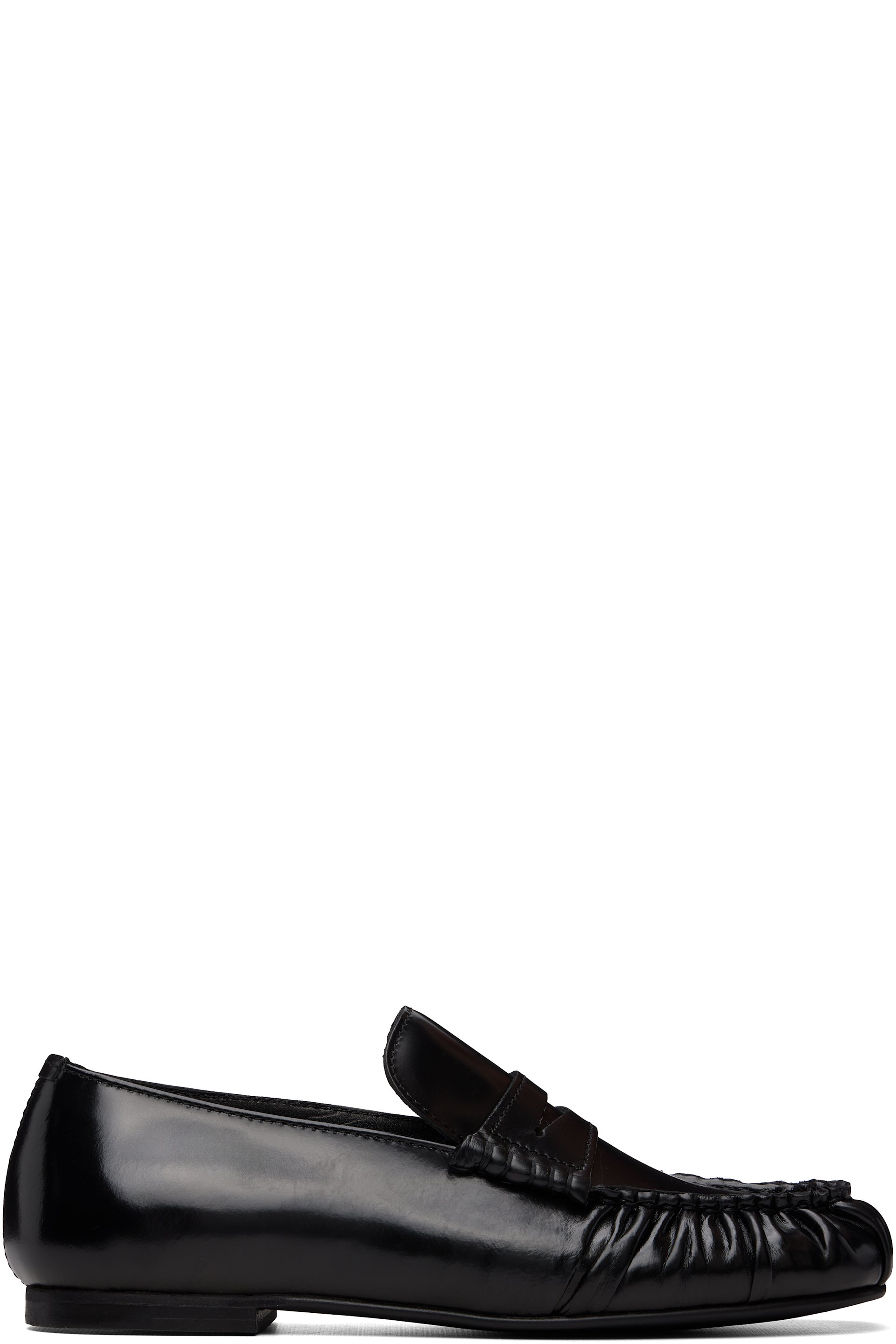 Alohas - Black Aven Leather Loafers