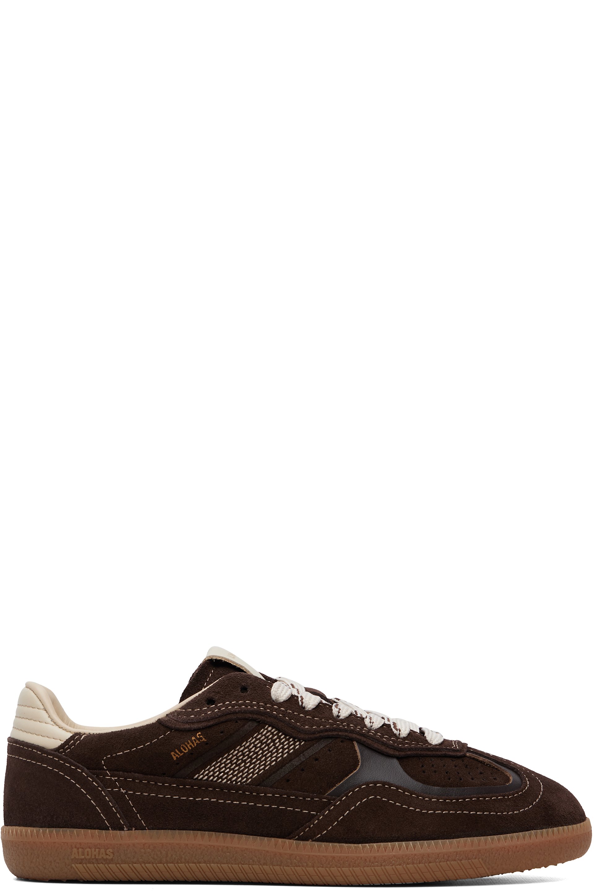 Alohas - Brown Tb.490 Rife Suede Leather Sneakers