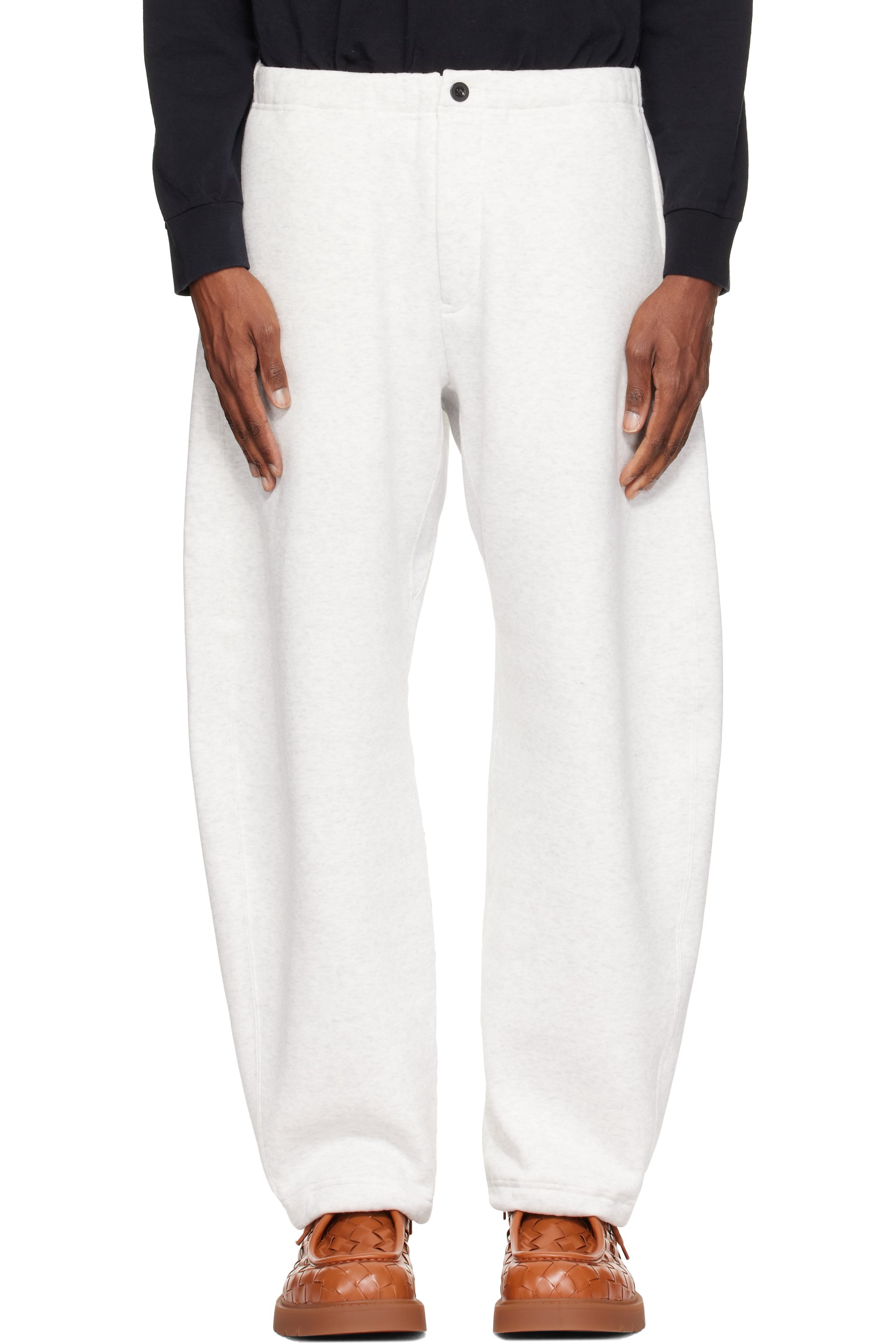 sacai - Gray Cotton Jersey Sweatpants