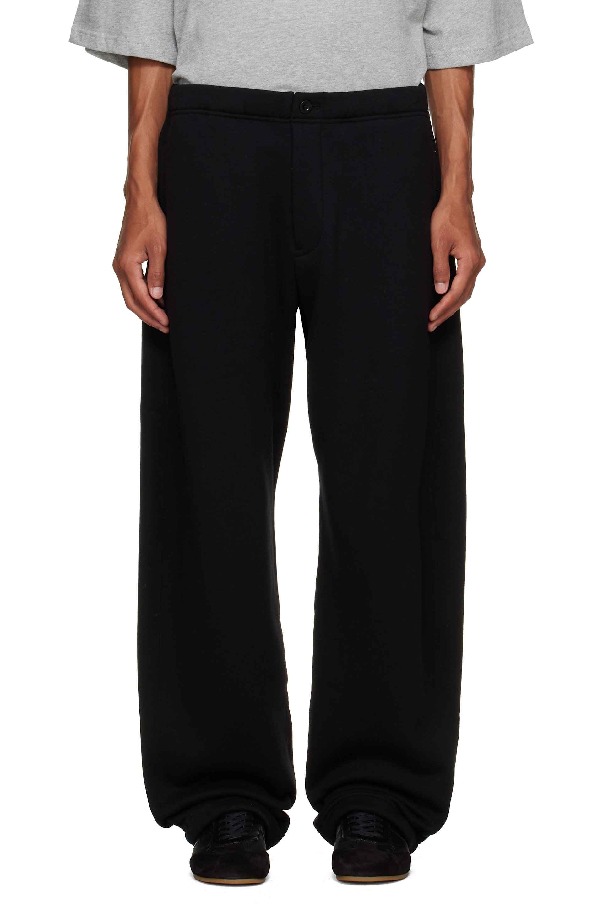 sacai - Black Cotton Jersey Sweatpants