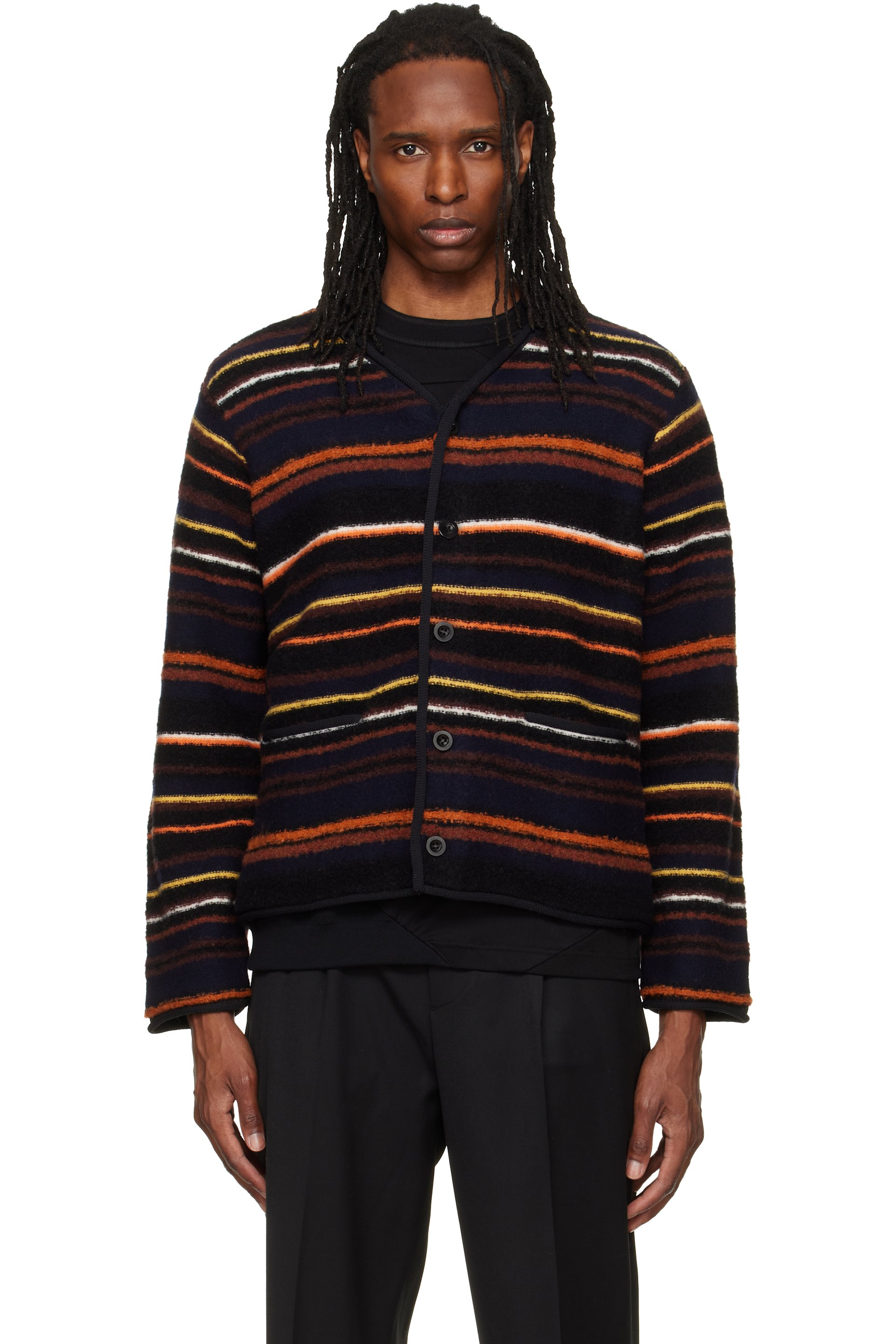 sacai - Multicolor Mix Knit Cardigan