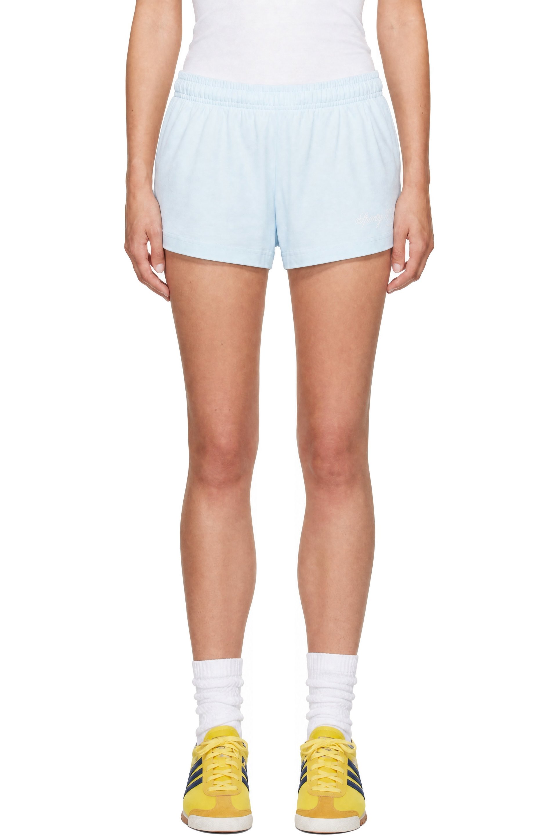 Sporty & Rich - Blue International Disco Shorts