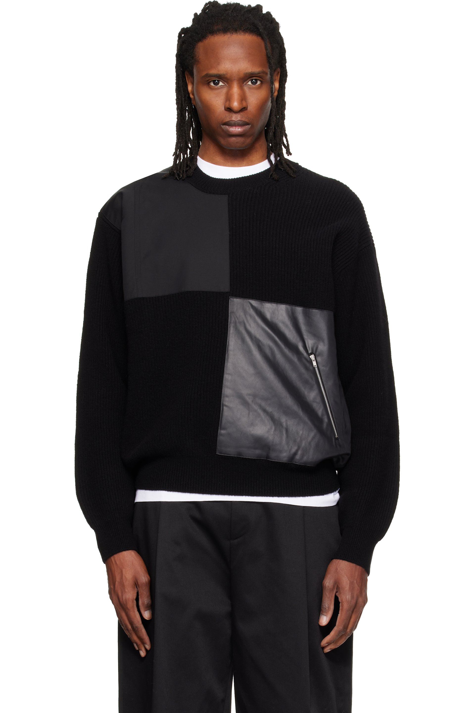 RE;CODE - Black Checkerboard Sweater