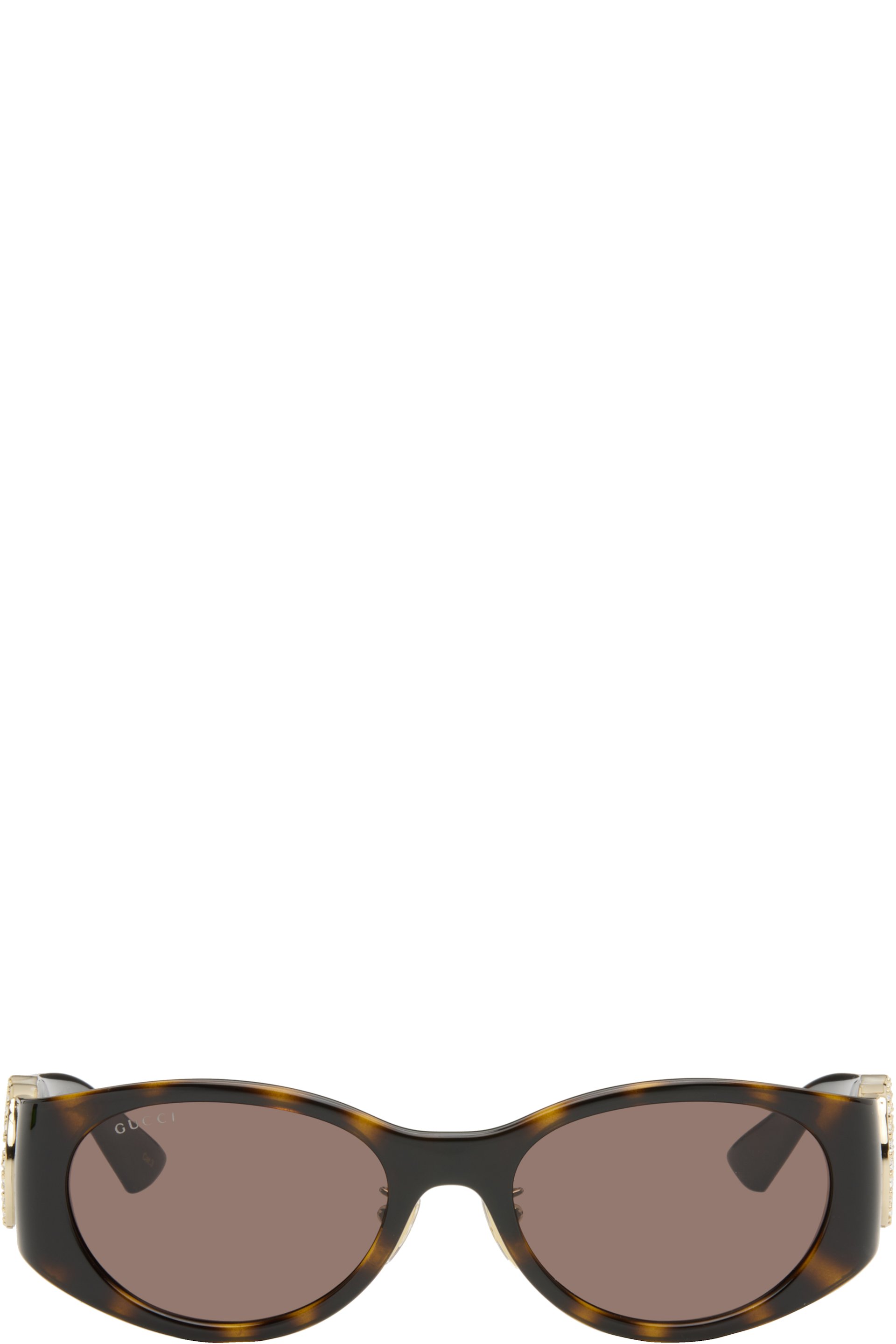 Gucci - Lunettes de soleil Hailey brunes