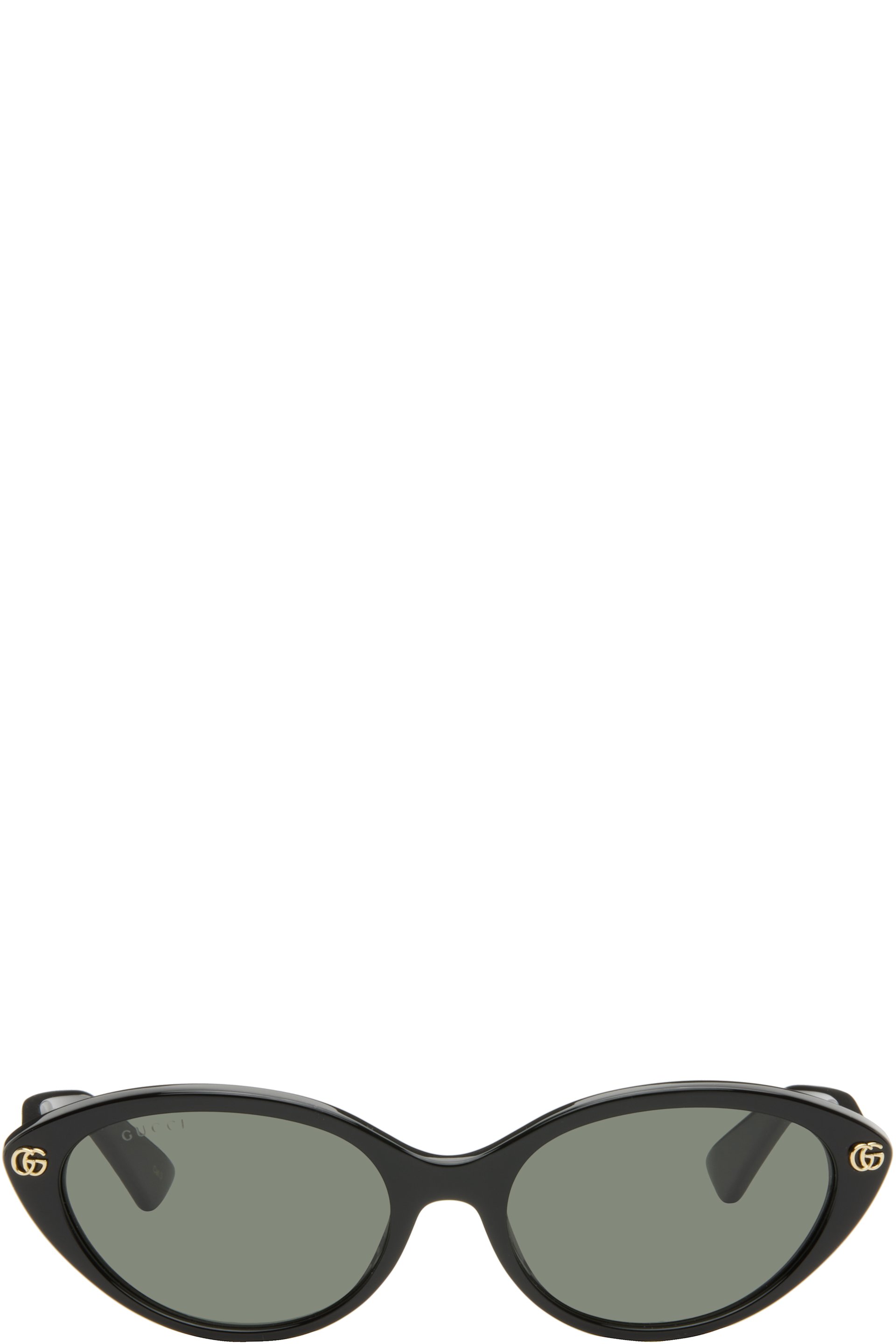 Gucci - Lunettes de soleil noires en acétate léger