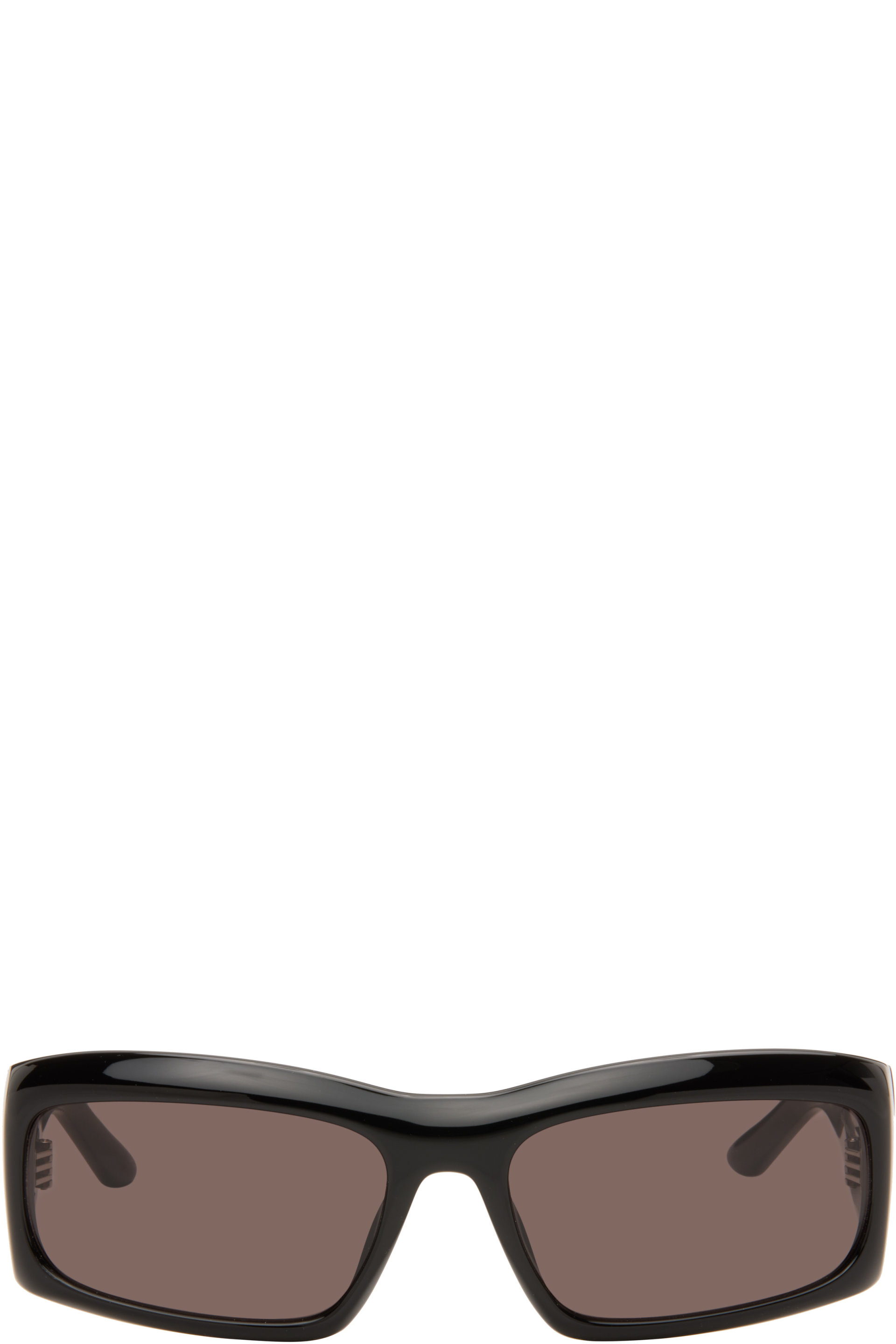 Gucci - Black Rectangular Frame Sunglasses