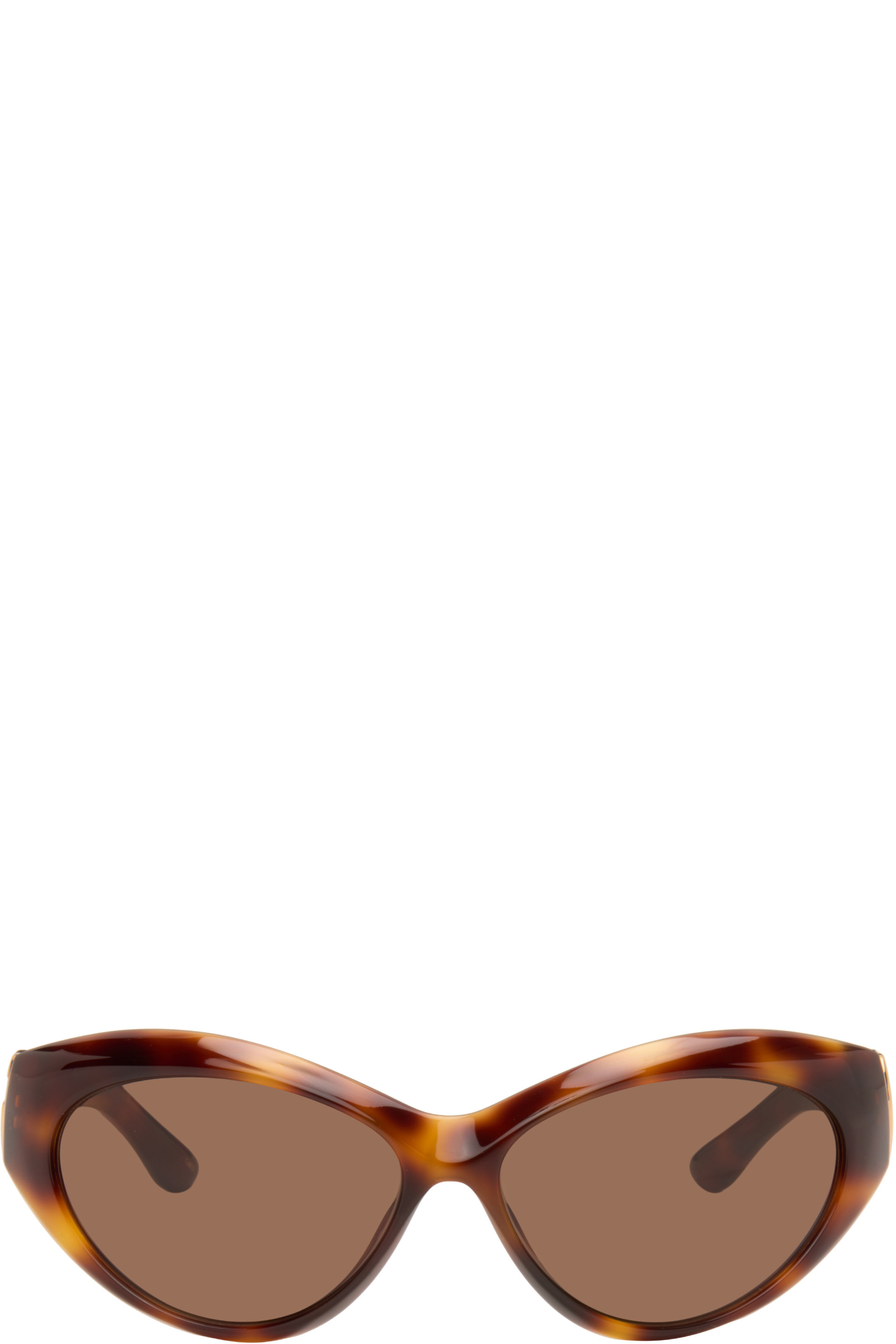 Gucci - Brown Cat Eye Frame Sunglasses