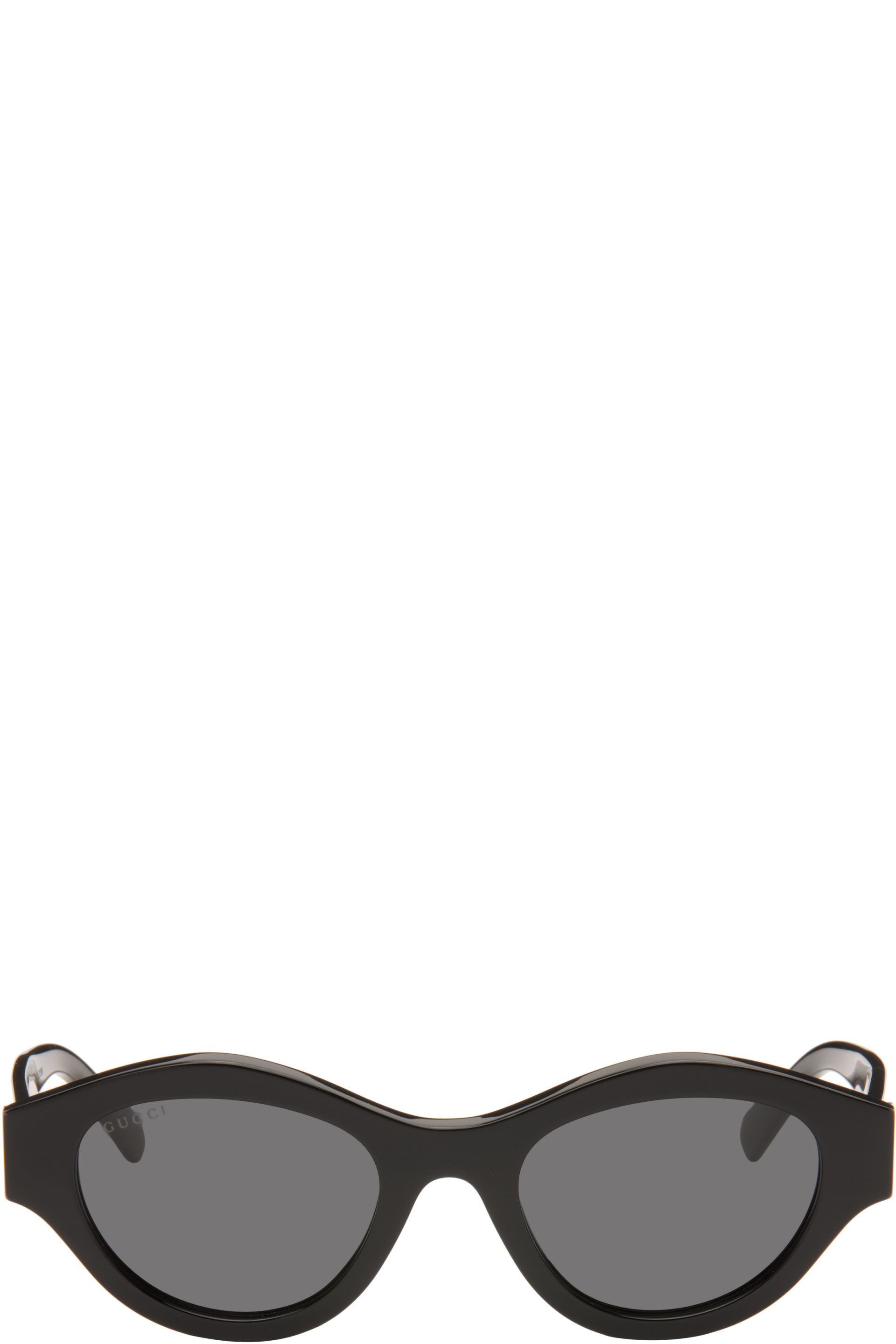 Gucci - Black Cat-Eye Frame Sunglasses