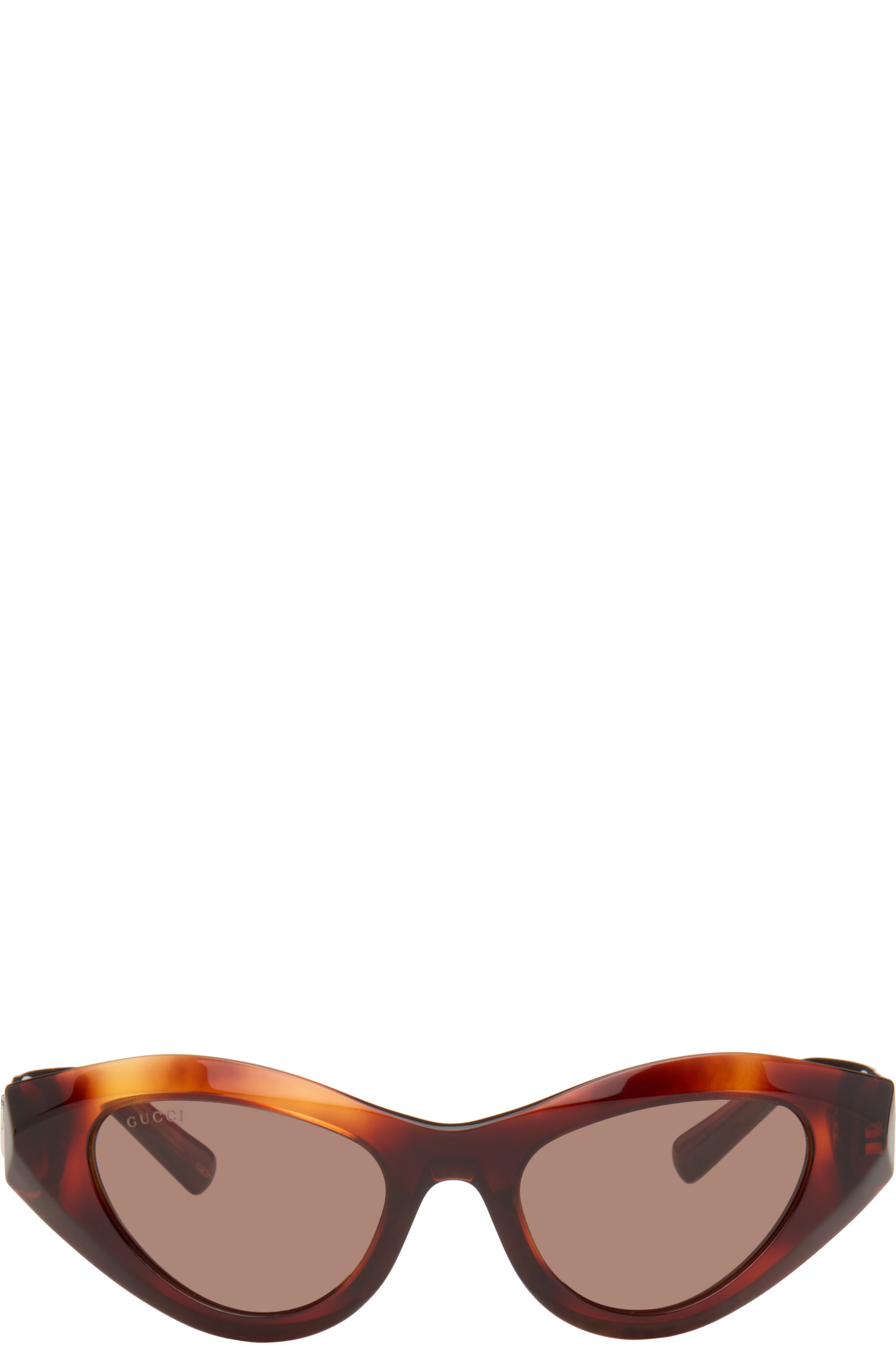Gucci - Brown Directional Sunglasses
