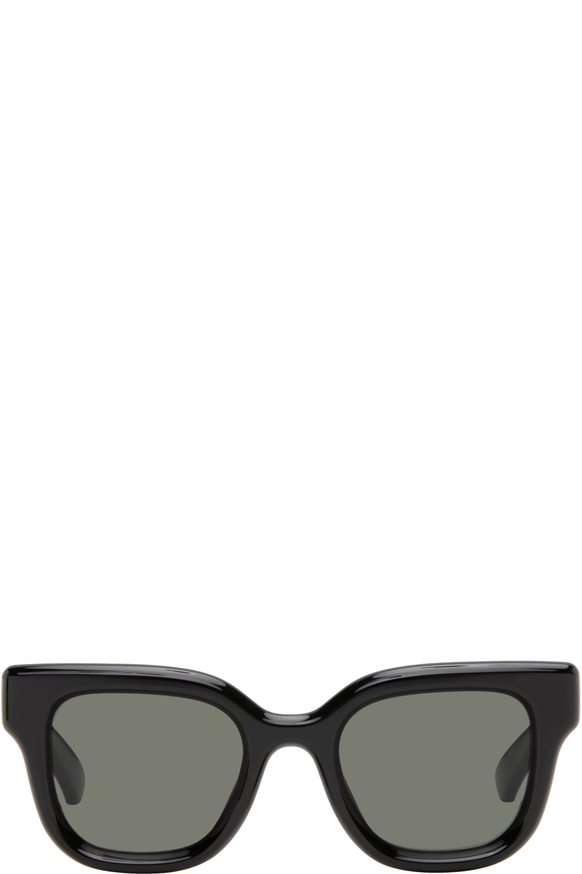Gucci - Black Round Frame Sunglasses