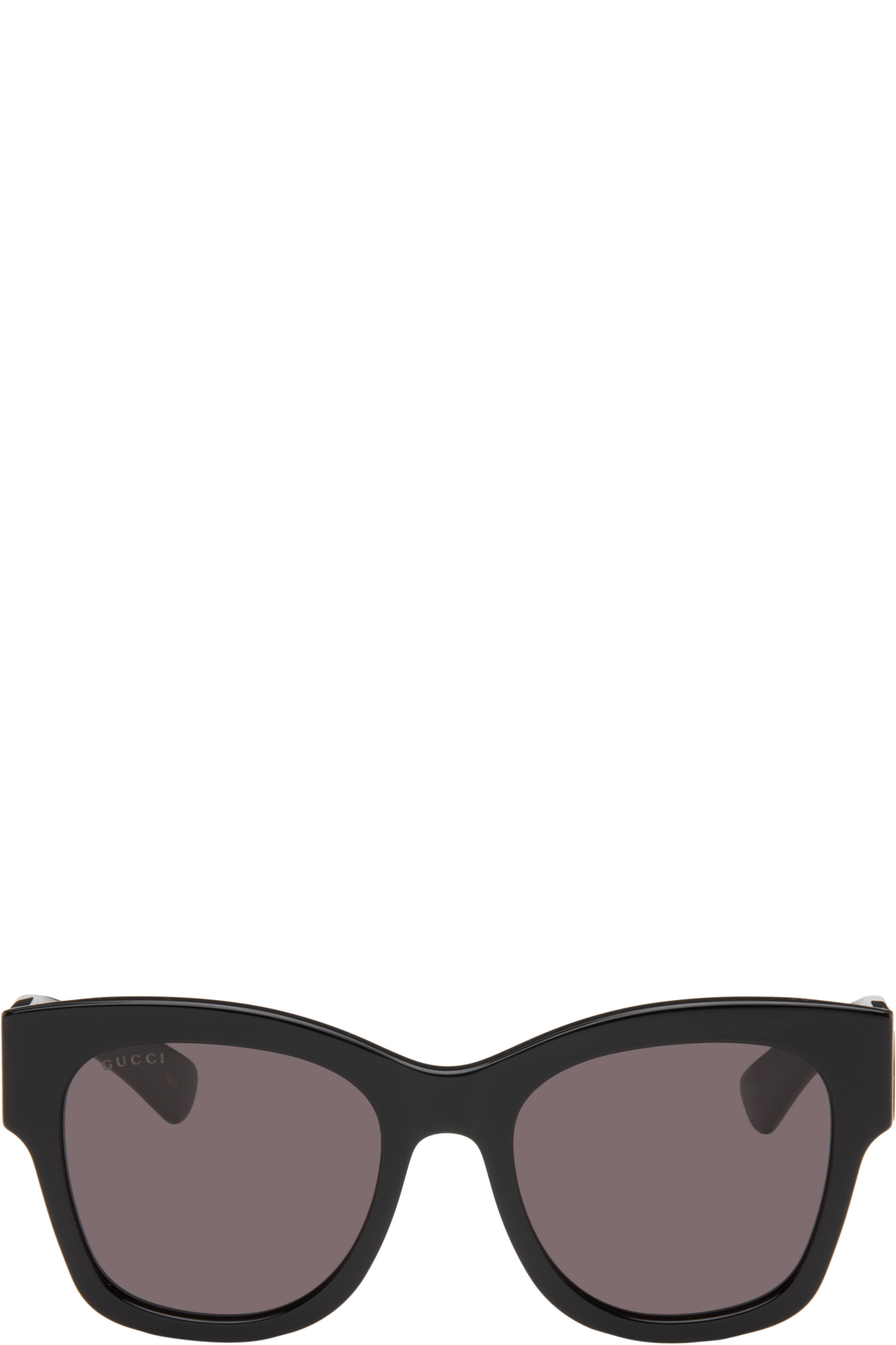 Gucci - Black Butterfly Frame Sunglasses