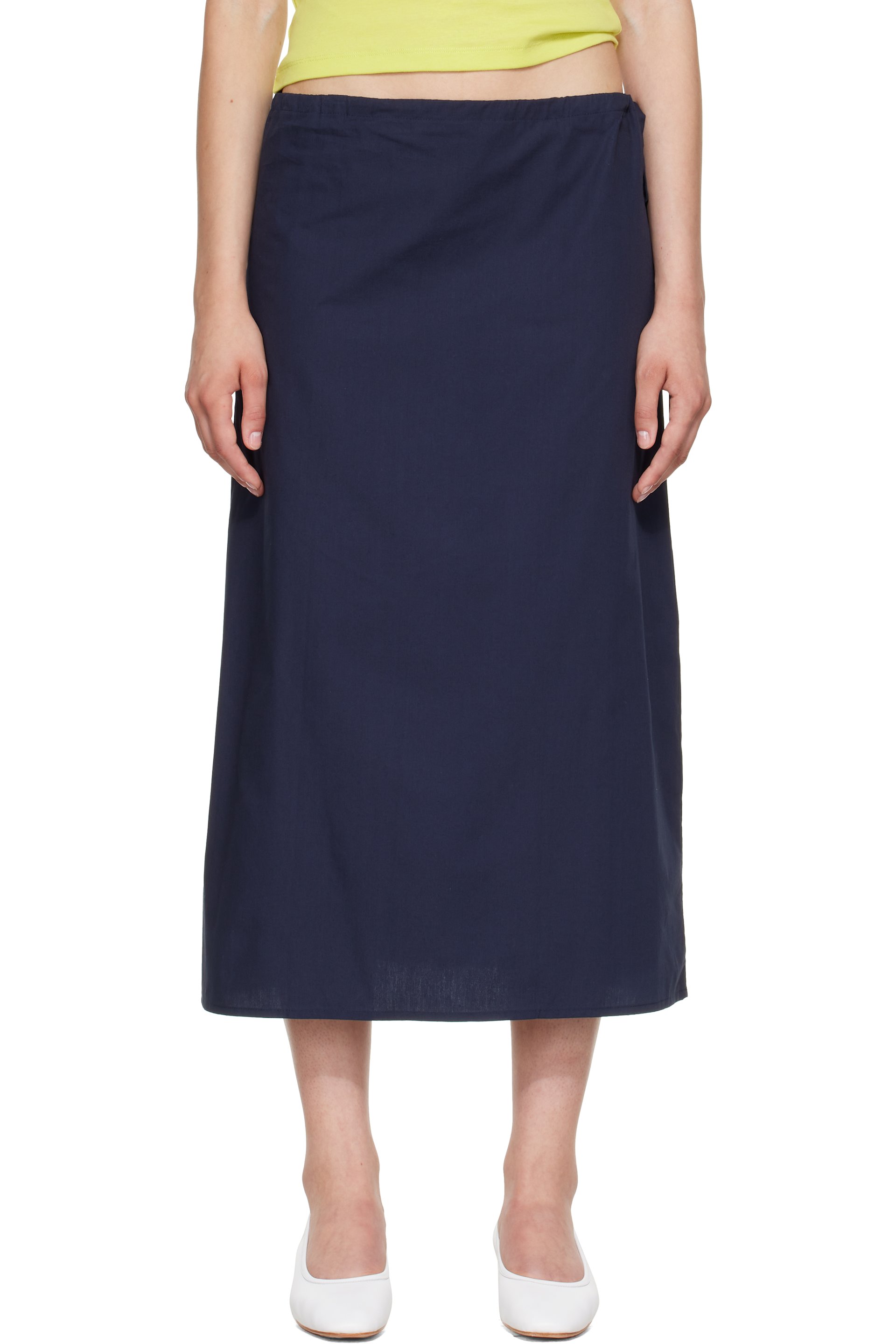 Brooke Callahan - Navy Column Maxi Skirt
