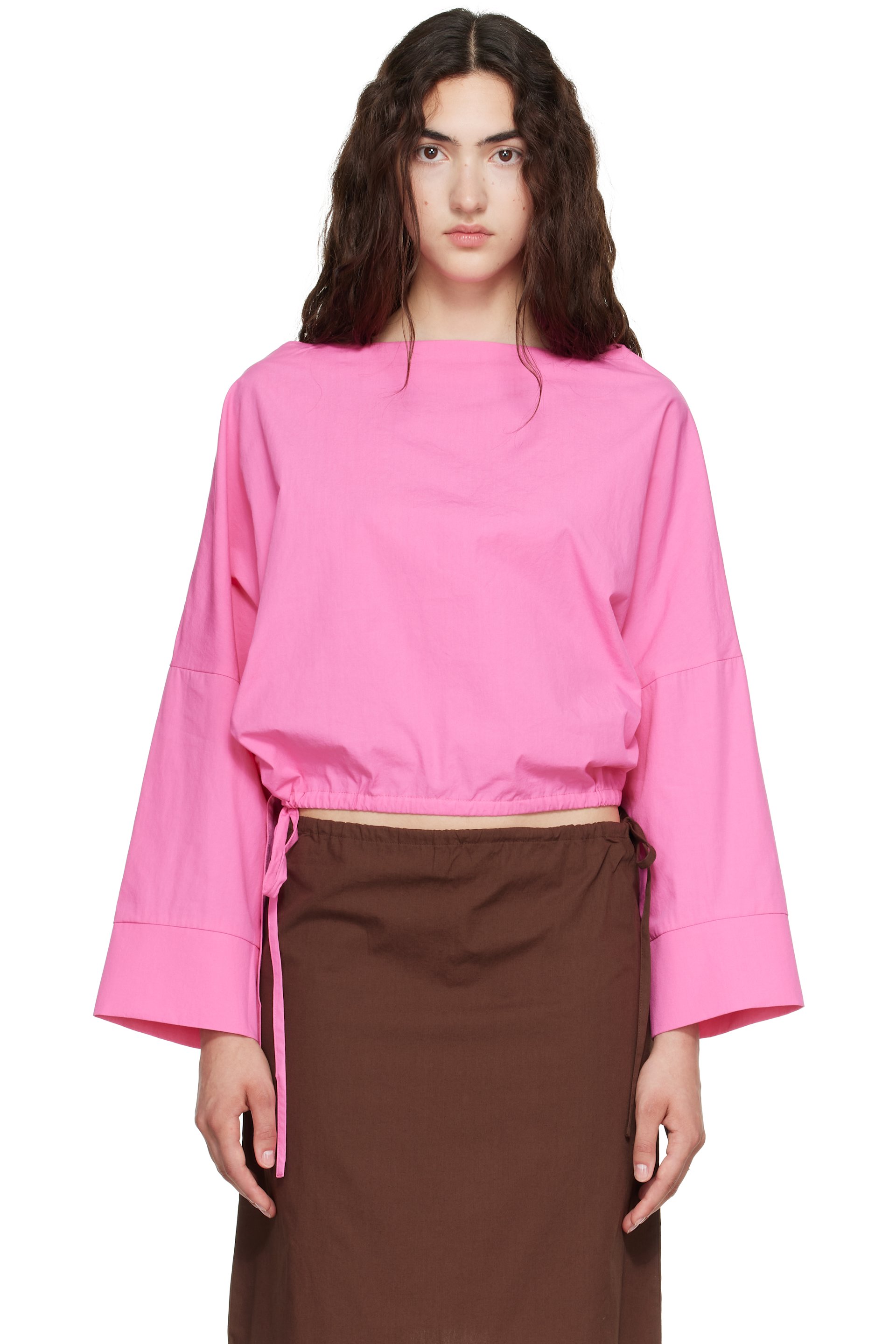 Brooke Callahan - Pink Cuff Top