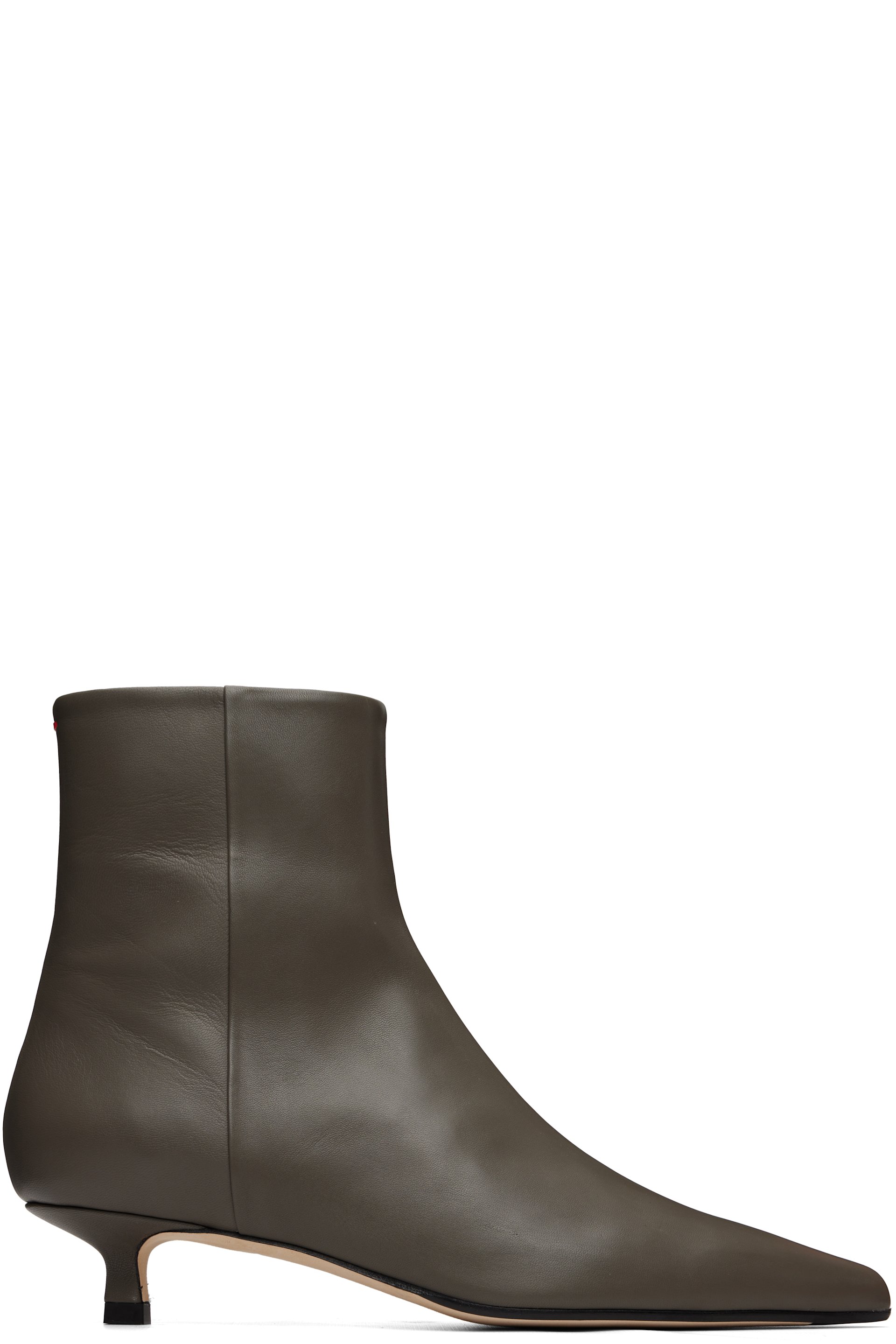 Aeyde - Taupe Sofie Leather Ankle Boots