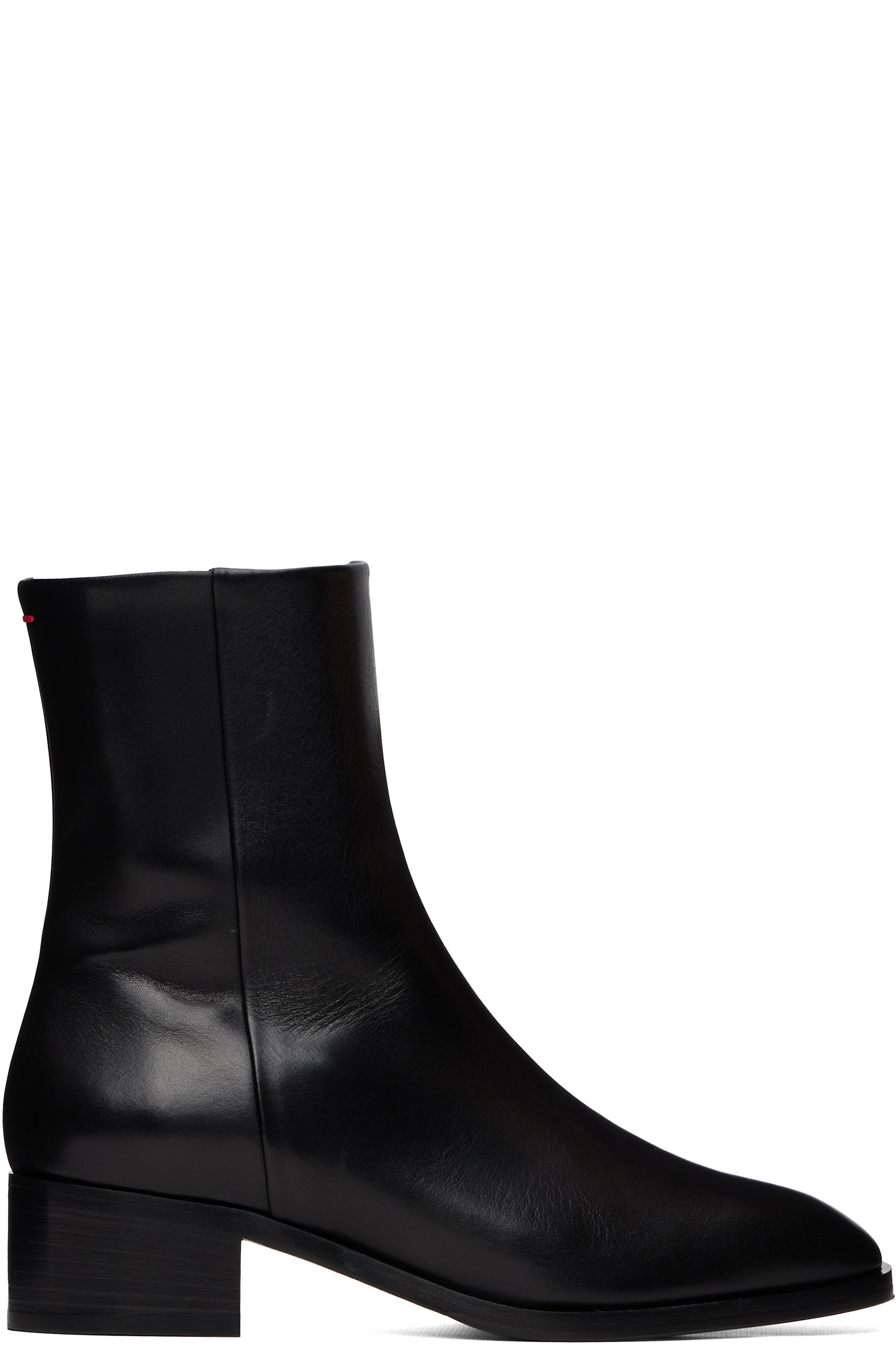 Aeyde - Black Lee Leather Ankle Boots