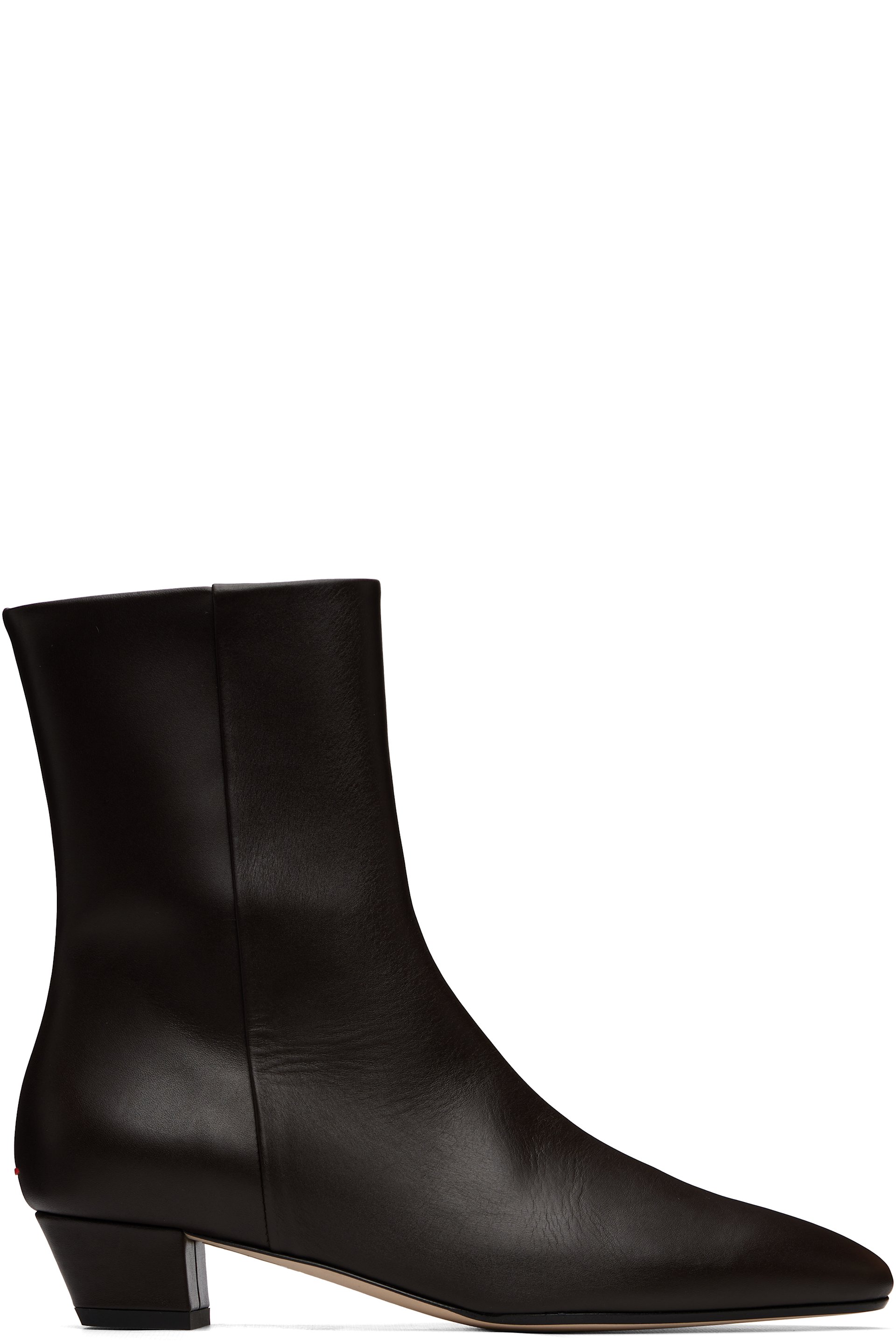 Aeyde - Brown Yasmin Leather Ankle Boots