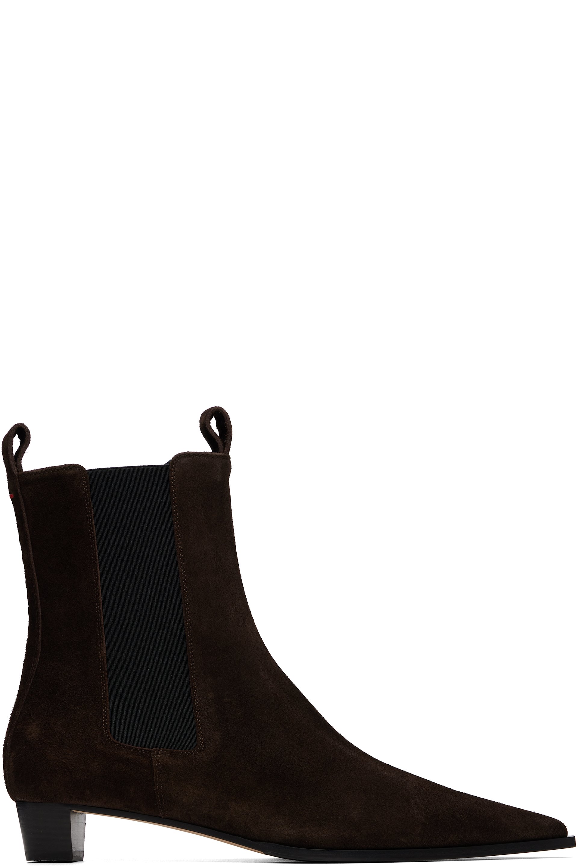 Aeyde - Brown Kiki Suede Chelsea Boots