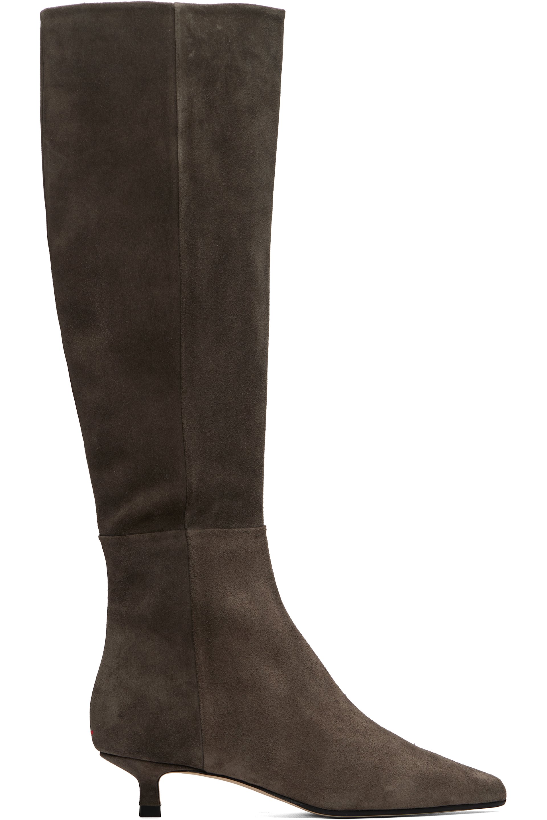 Aeyde - Taupe Sabrina Knee-High Boots