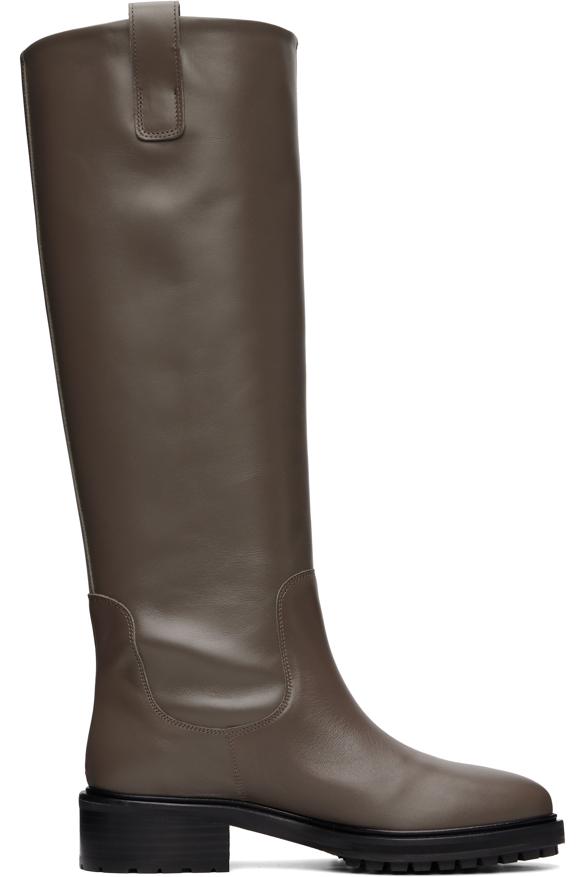 Aeyde - Taupe Henry Knee-High Boots