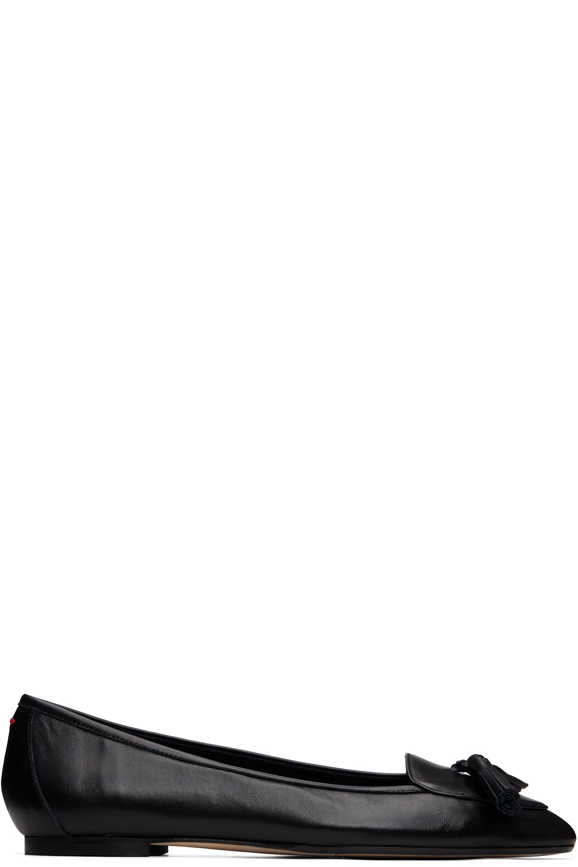 Aeyde - Black Floris Tassel Ballerina Flats