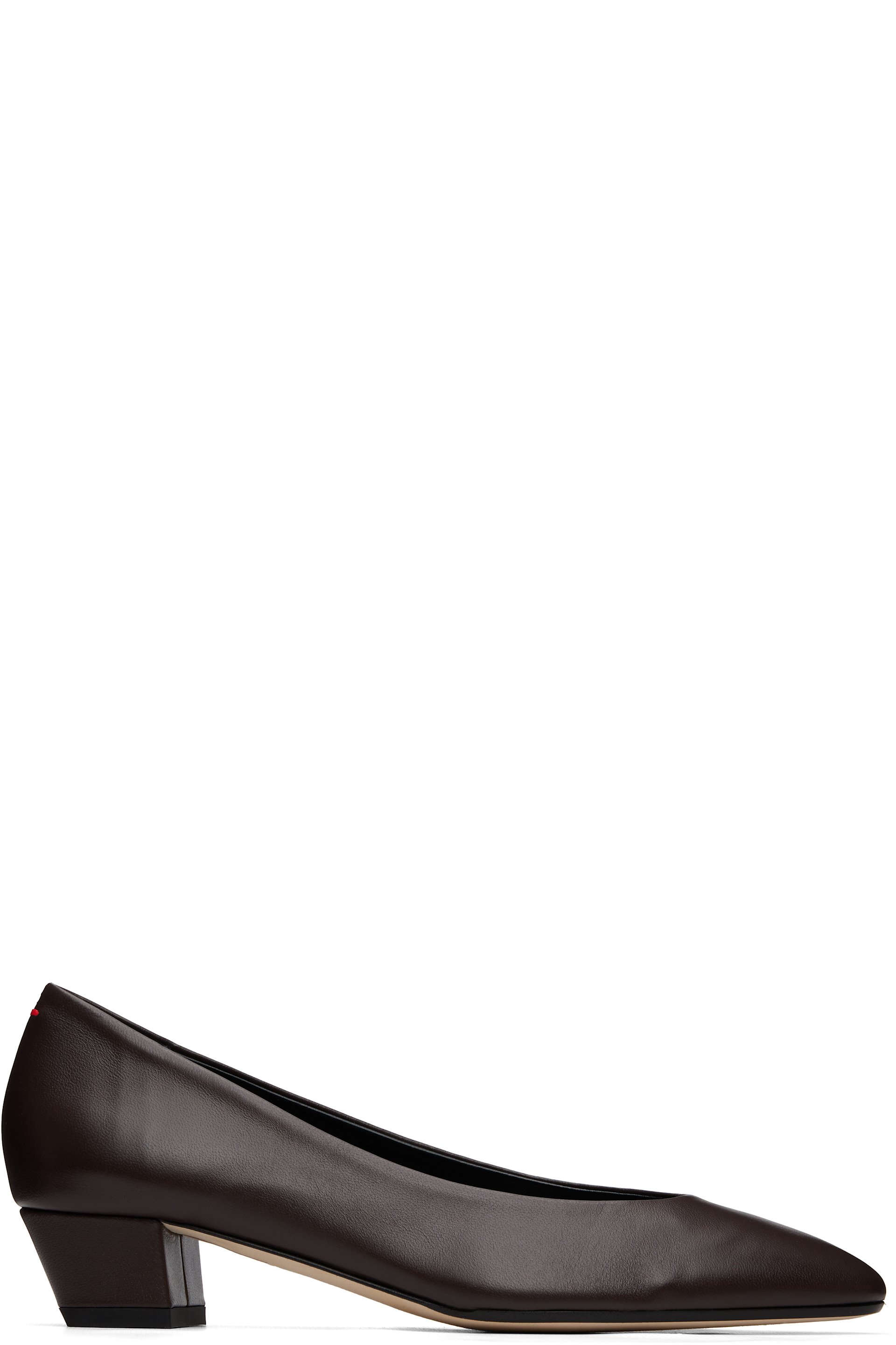 Aeyde - Brown Helia Low-Cut Heels