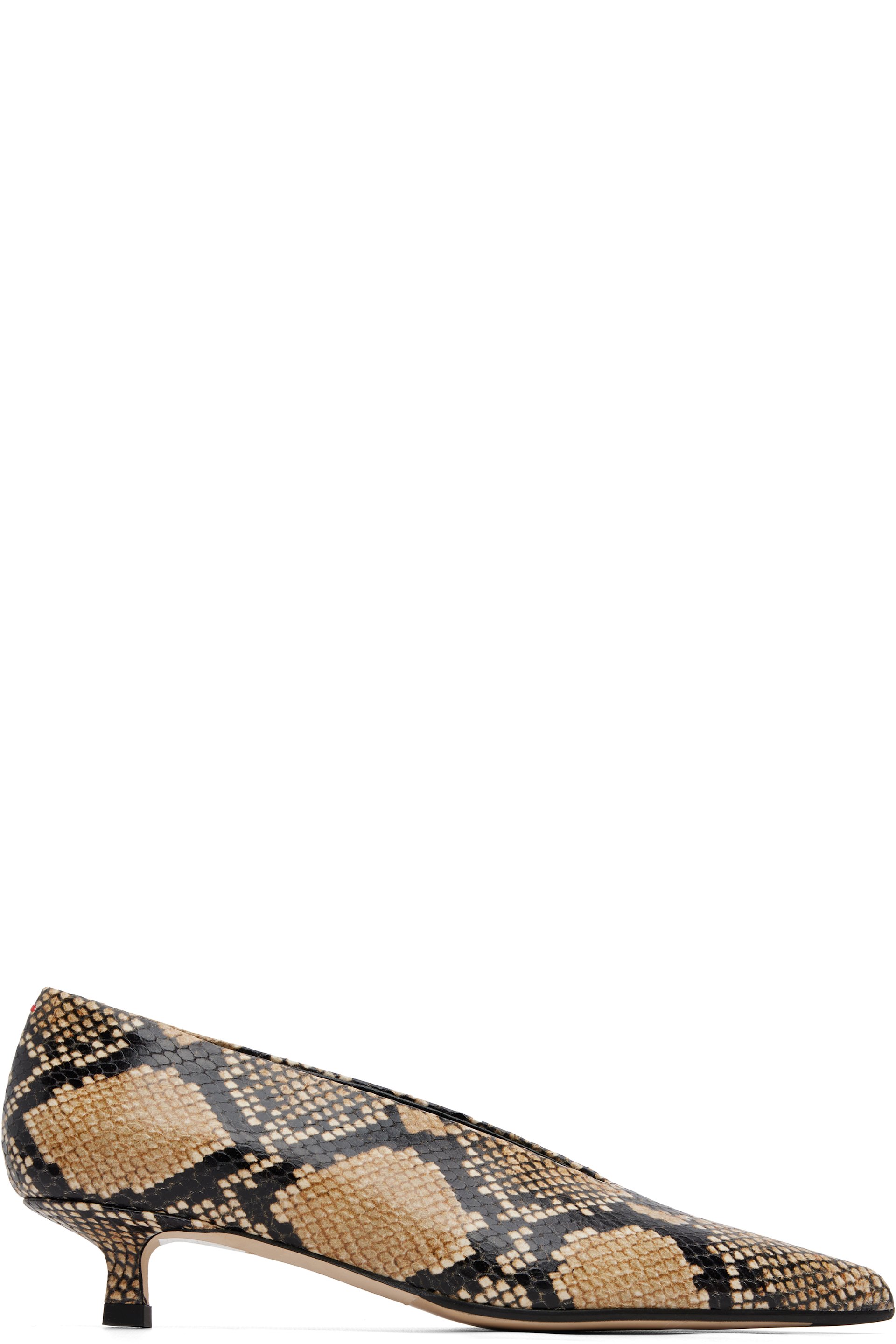 Aeyde - Beige Clara Pointed-Toe Heels