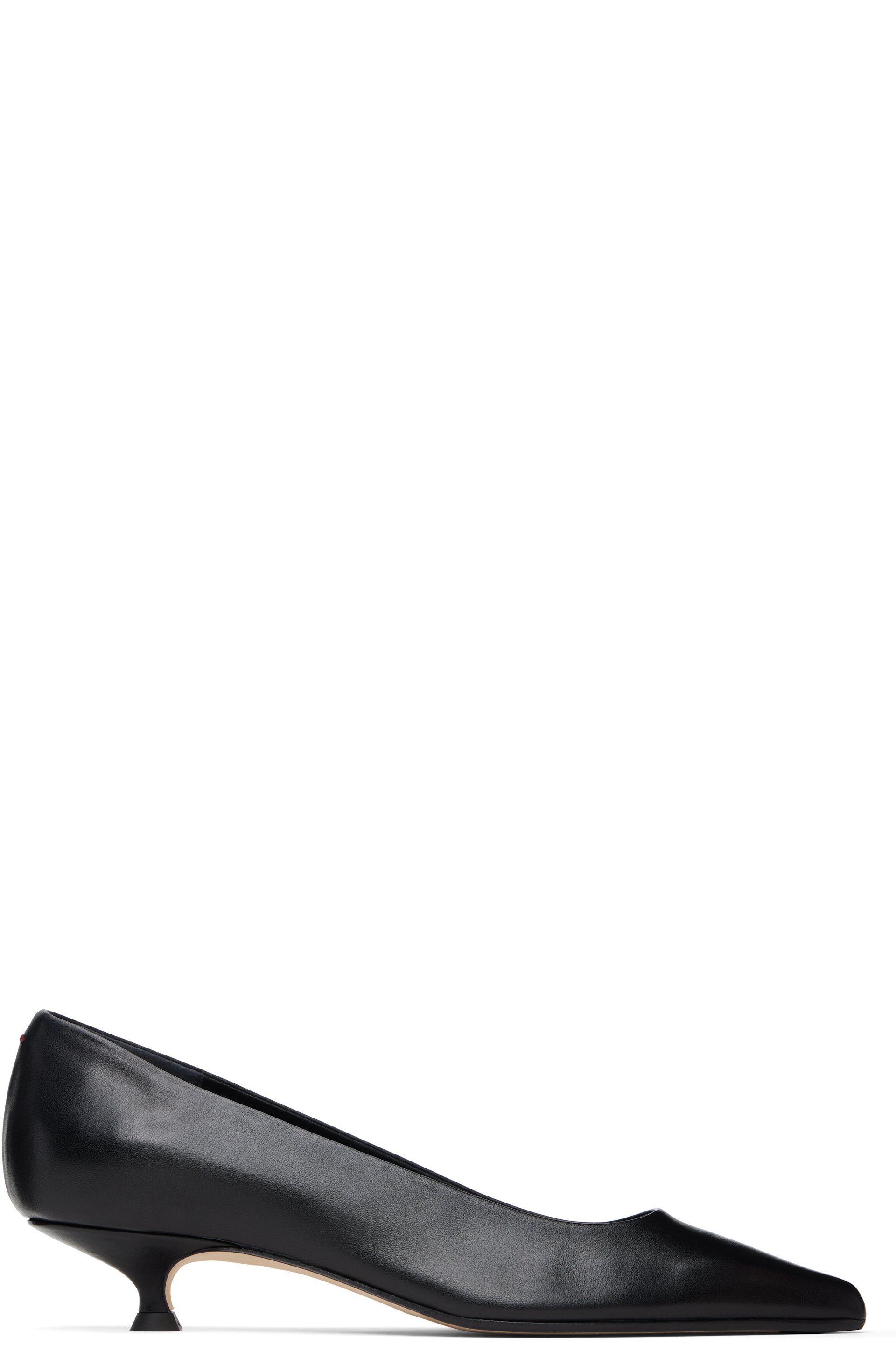 Aeyde - Black Cari Pointed-Toe Heels