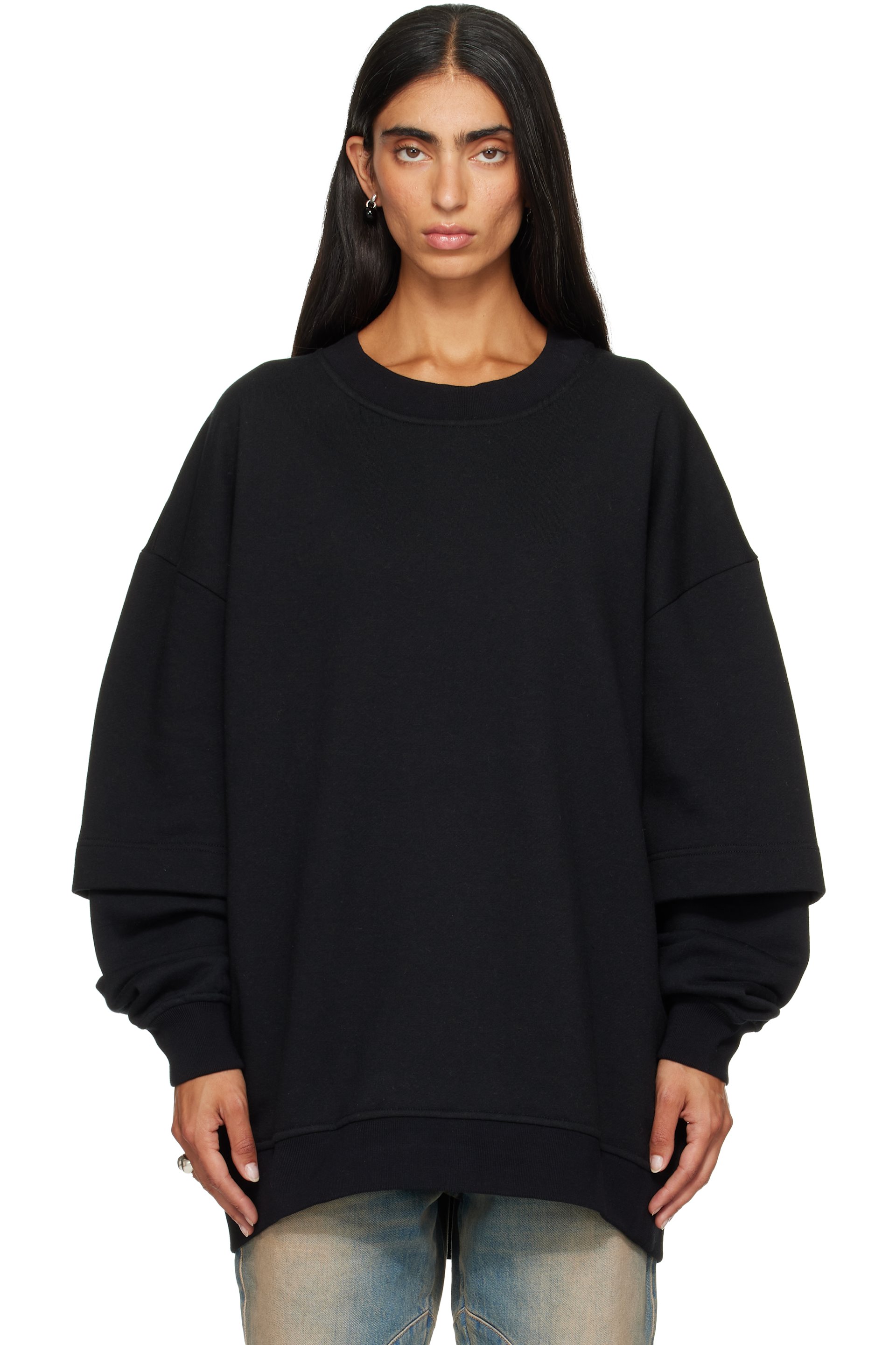 SECONDA - Black SSENSE Exclusive Luna Sweatshirt