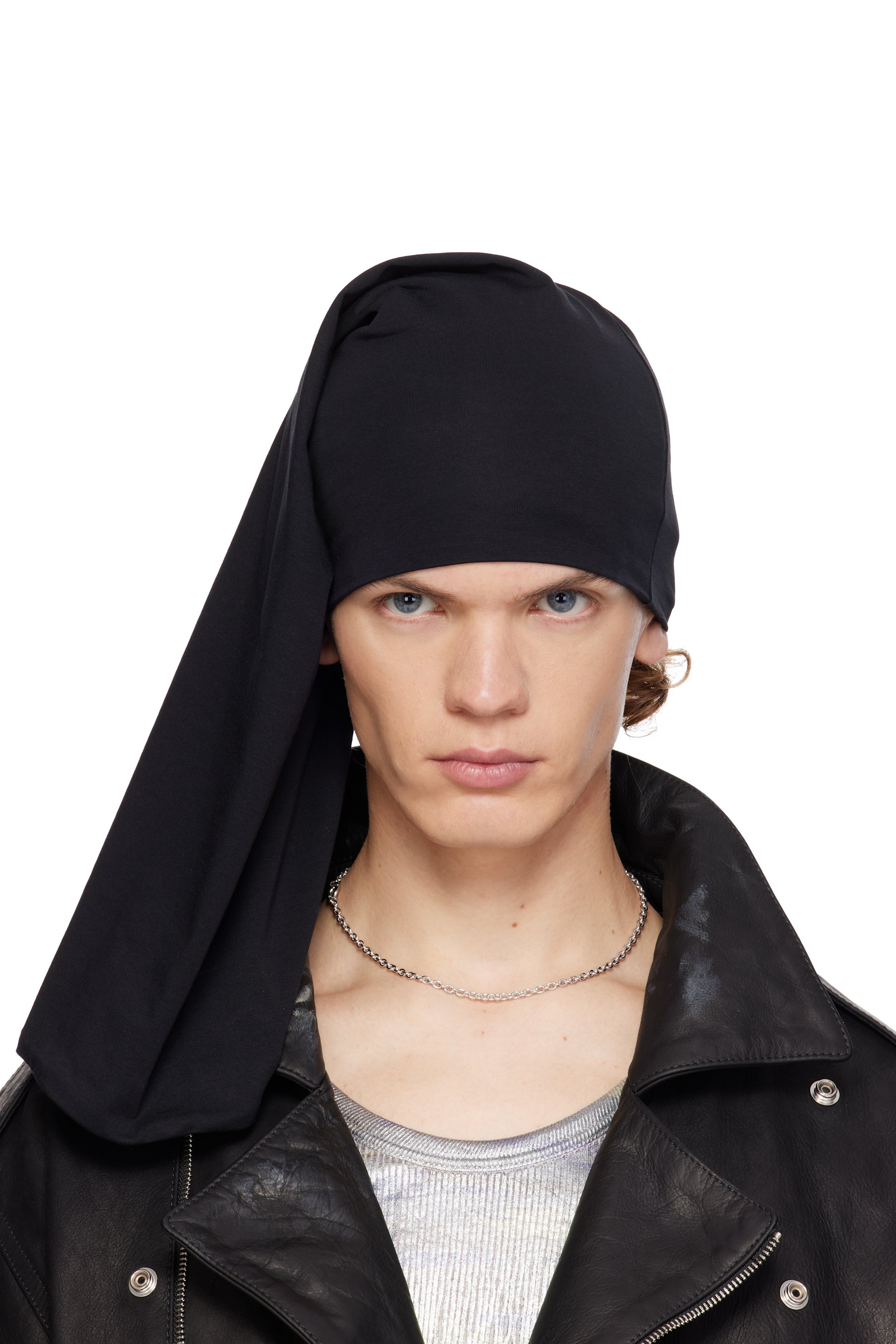 SECONDA - Black Jersey Beanie