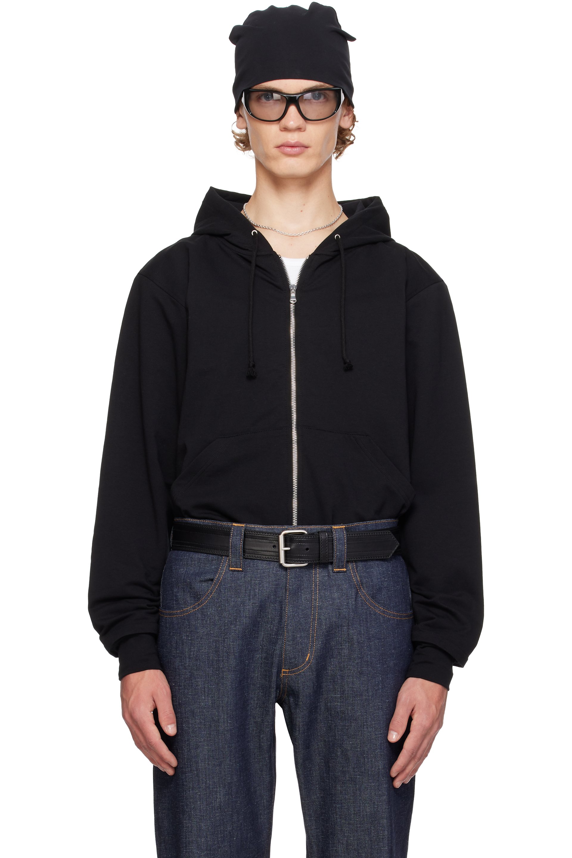 SECONDA - Black One Two Hoodie
