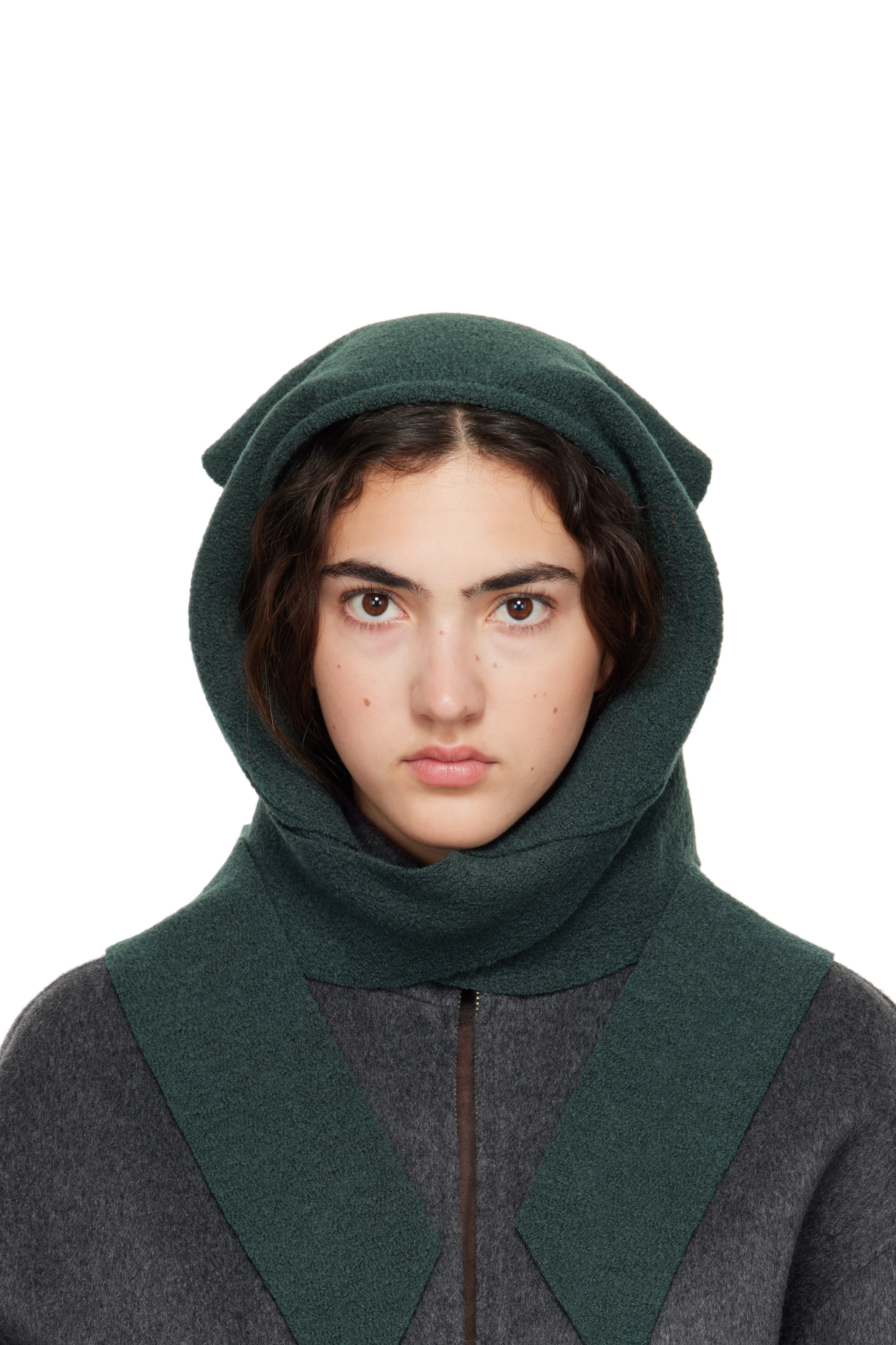 MERRMA - SSENSE Exclusive Green Wool Bandana
