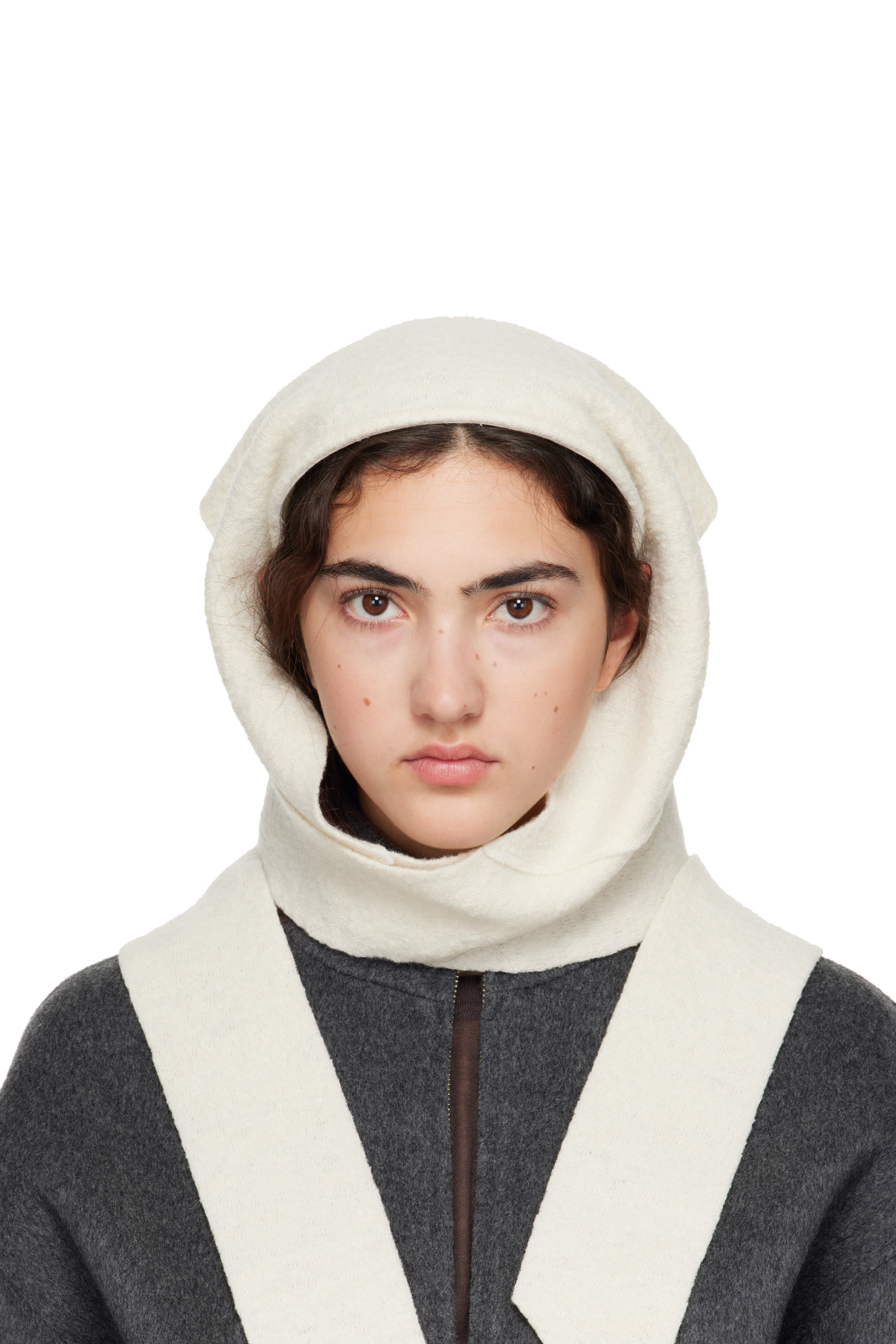 MERRMA - SSENSE Exclusive Off-White Wool Bandana