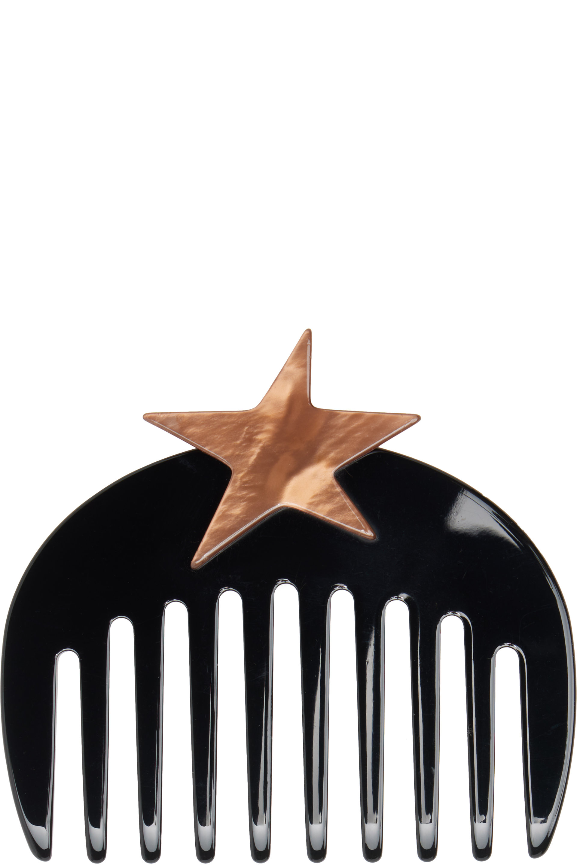MERRMA - SSENSE Exclusive Black & Brown Vega Nacre Star Comb